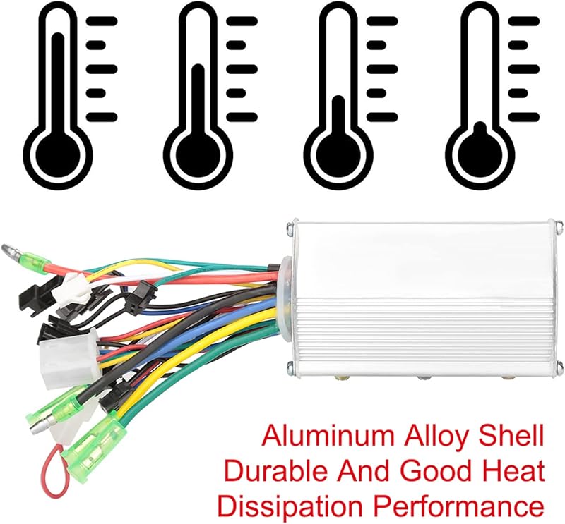 Akozon 350W Brushless Motor Controller 36V/48V Go Kart Elektromos Kerékpár Robogó