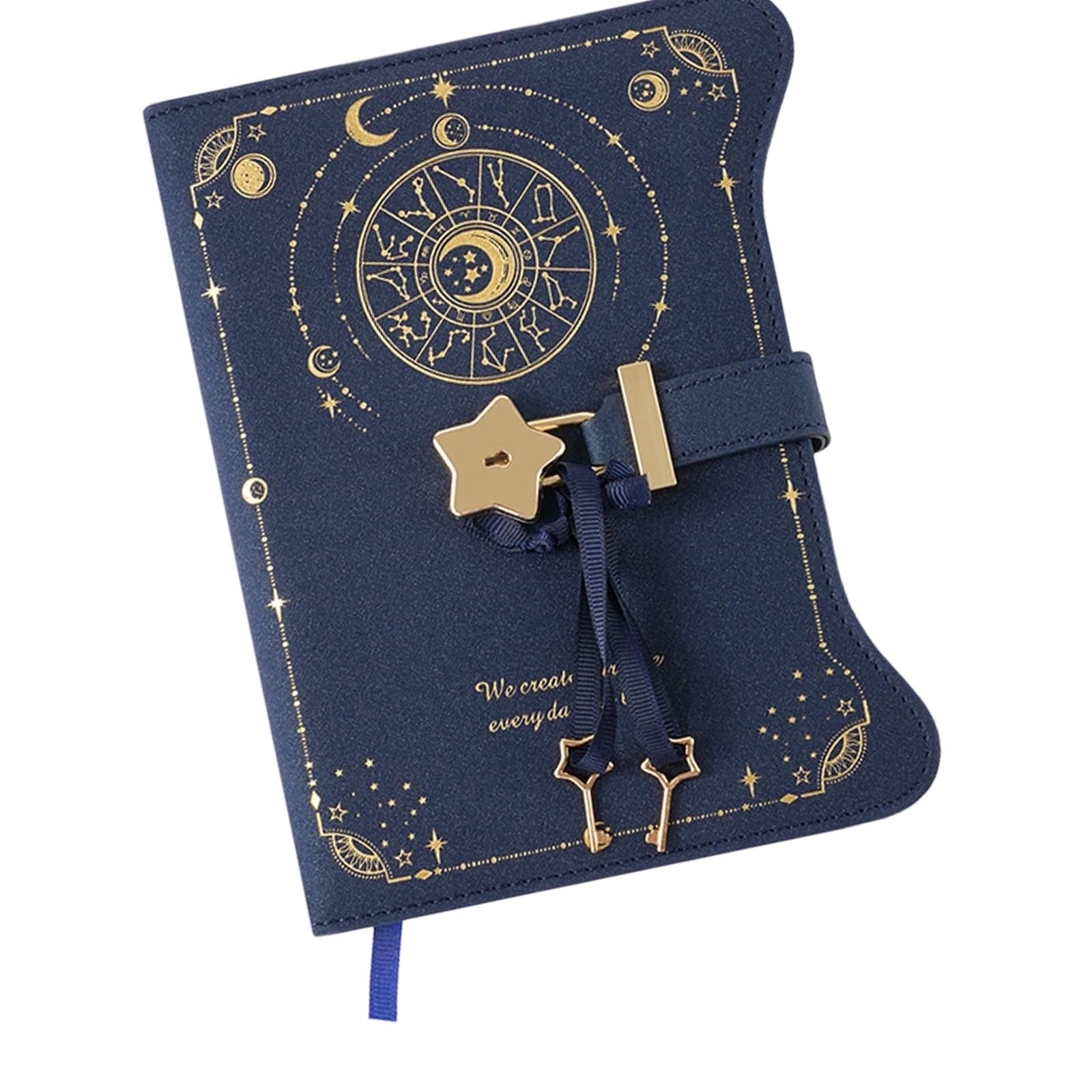 BWANGIAO Lockable Diary Notebook with Hardcover PU Journal 360 Pages Lined Ribbon Bookmarks For Offices School Travel Use