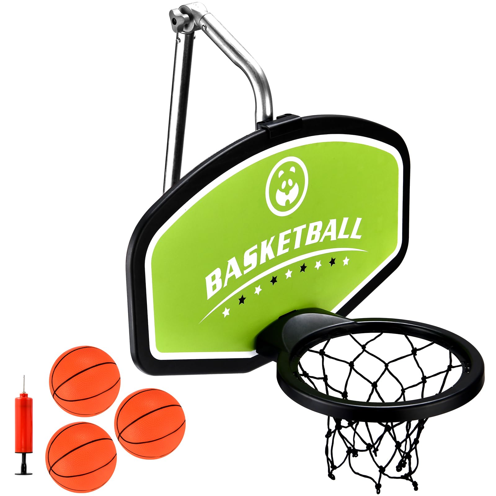 Trampoline Basketball Hoop, with Pump and Mini Balls, Trampoline Accessory