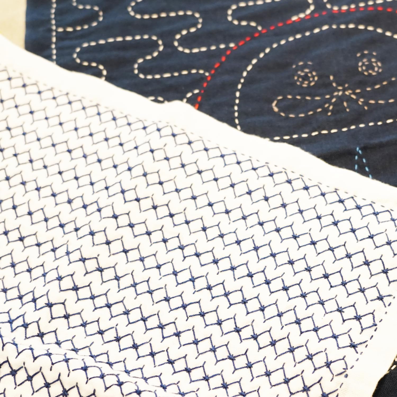 Amazon.com: Sashiko kit, Daruma Sashiko Thread, Needles and Cotton