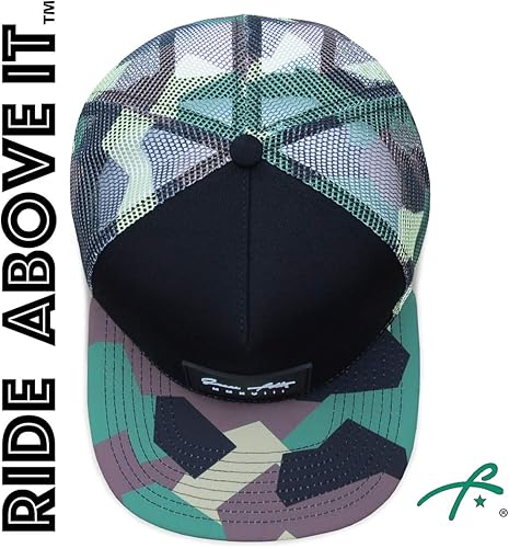 Miniatura 68 de Grace Folly - Gorra trucker unisex gorra de malla con cierre trasero negro (Black with Fade)