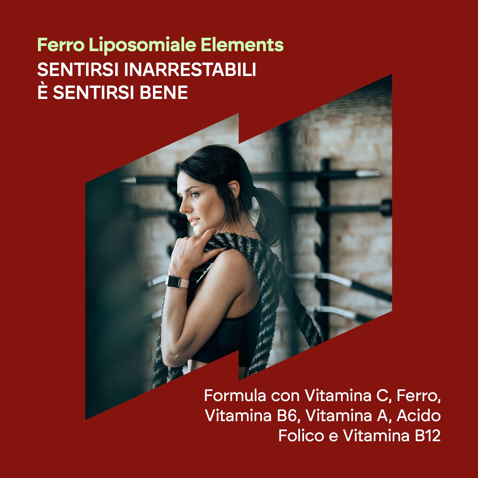 Ferro Liposomiale 30mg Stanchezza e Affaticamento - Con Vitamina C, B12, Acido Folico, A e B6 - Integratore di Ferro - 60 Capsule Liposomal Iron Nutralie
