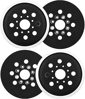 Sander Pad for Bosch, 4PCS 5 Inch hook-and-loop Orbital Sander Replacement Pad for Bosch RS034 & RS035 Compatible with Bosch ROS20 ROS20VS ROS20VSC ROS20VSK GEX12V GEX18V ROS10 Orbital Sander