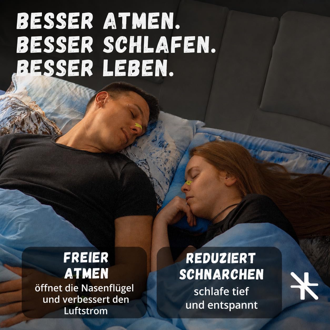ORYA, 30 Stück Nasenpflaster Schnarchen, Sport Nose Strips, Atmungshilfen und Schnarchstopper, Rose