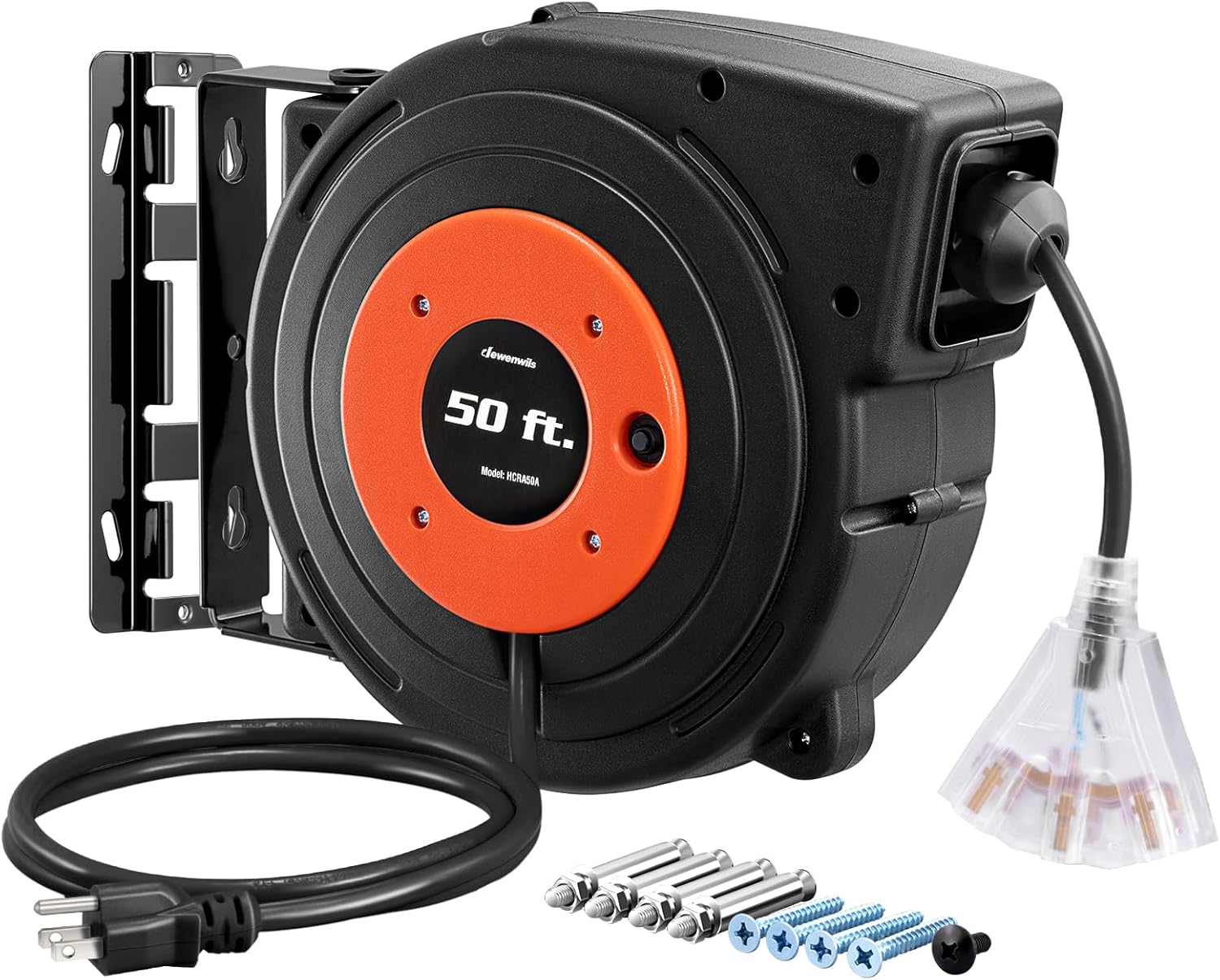 DEWENWILS Retractable Extension Cord Reel