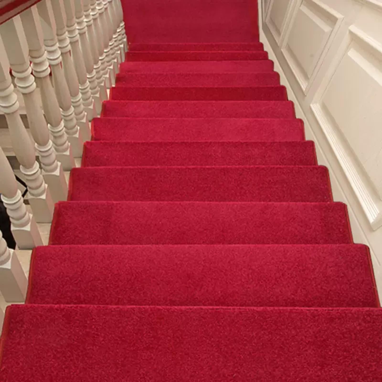 Lot de 15 tapis antidérapants autocollants pour marches en bois, lavables et amovibles, 26 x 80 cm / 10.2x31.5in, solution sûre pour la sécurité des escaliers d'intérieur