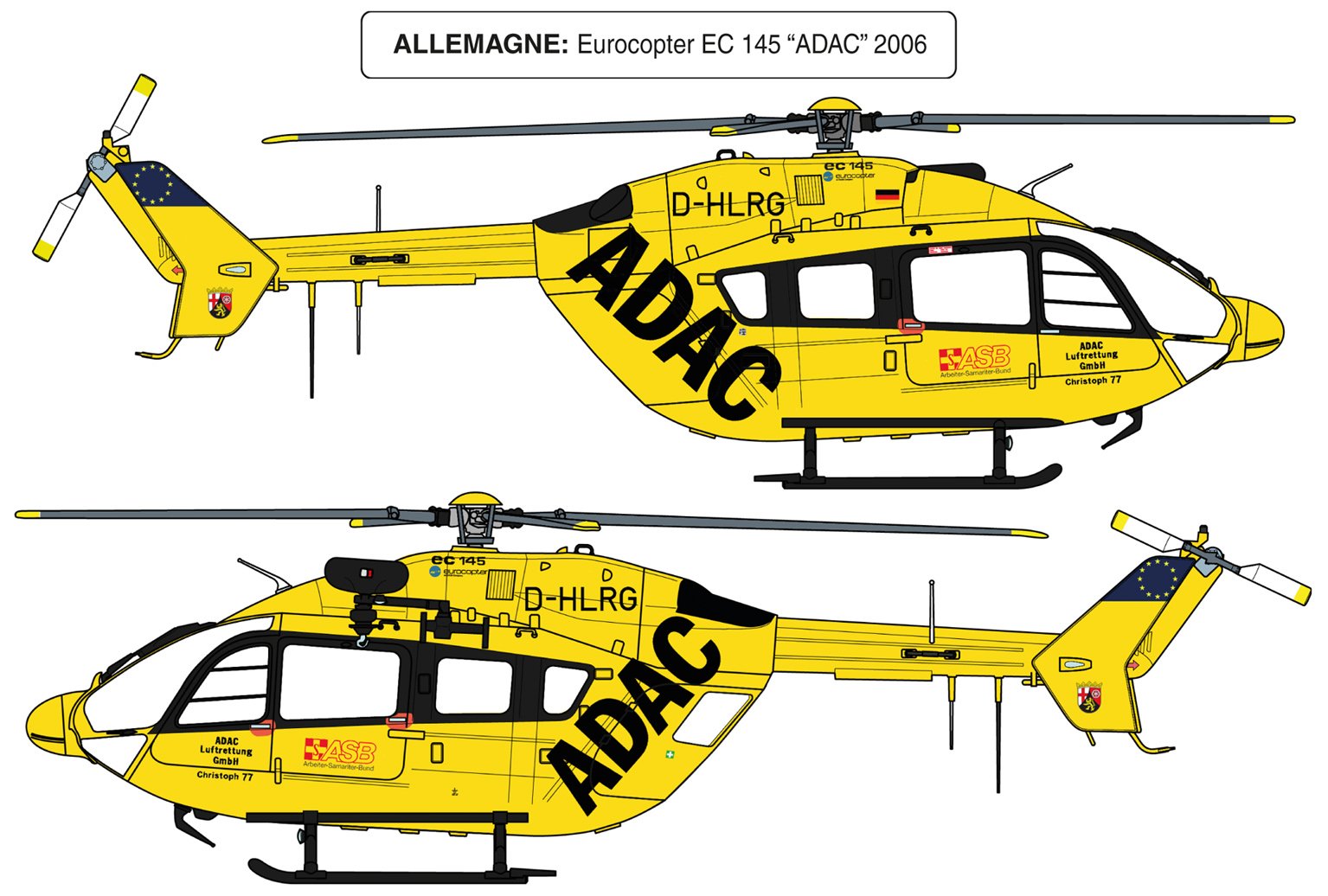 Amazon | ユーロコプター EC145 ADAC | プラモデル 通販