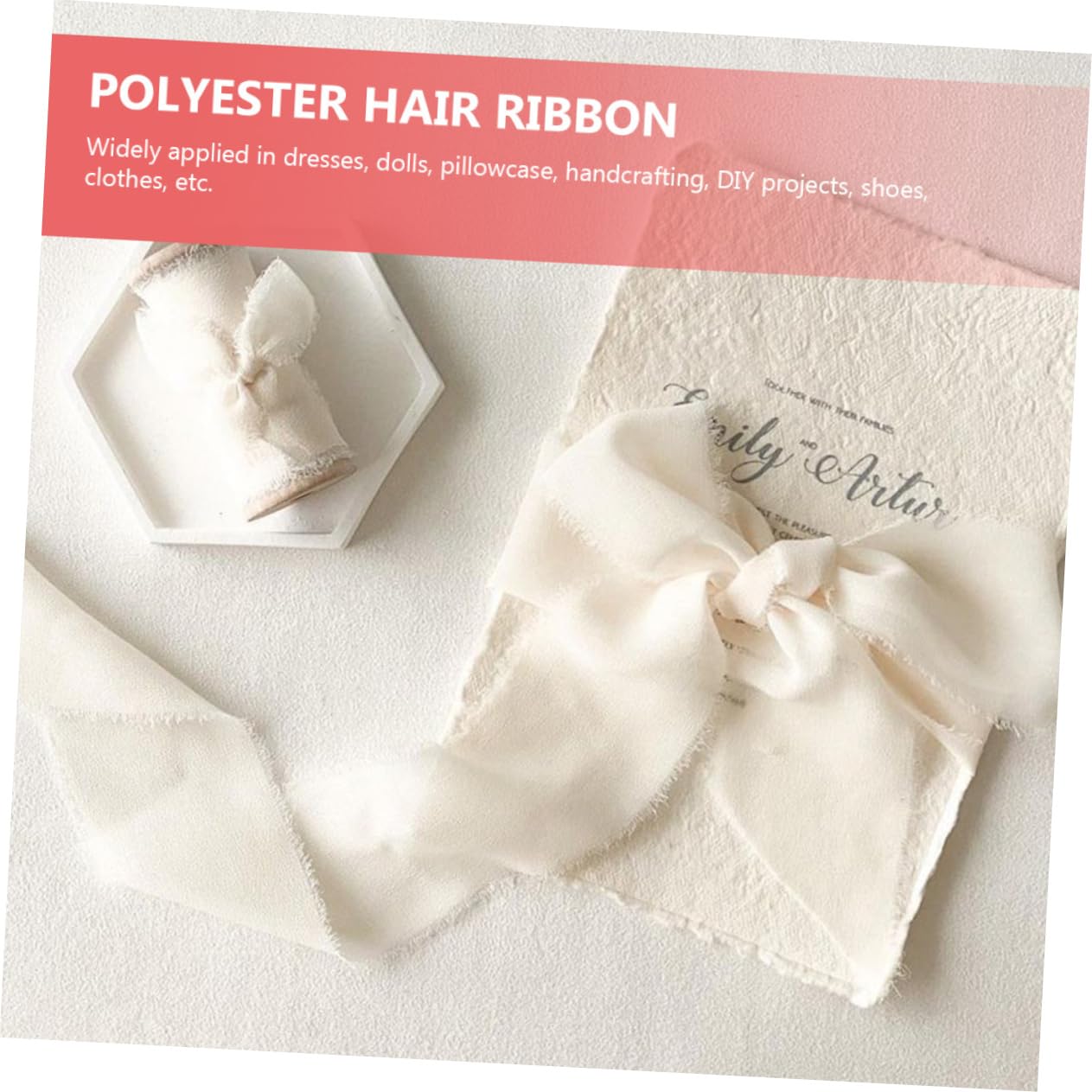 Veemoon 8rollen Multifunktionale Blumenbänder Chiffon Handreißbare Fransenbänder Für -projekte Hochzeitsdekoration Und Haarschmuck Yards Pro Breit