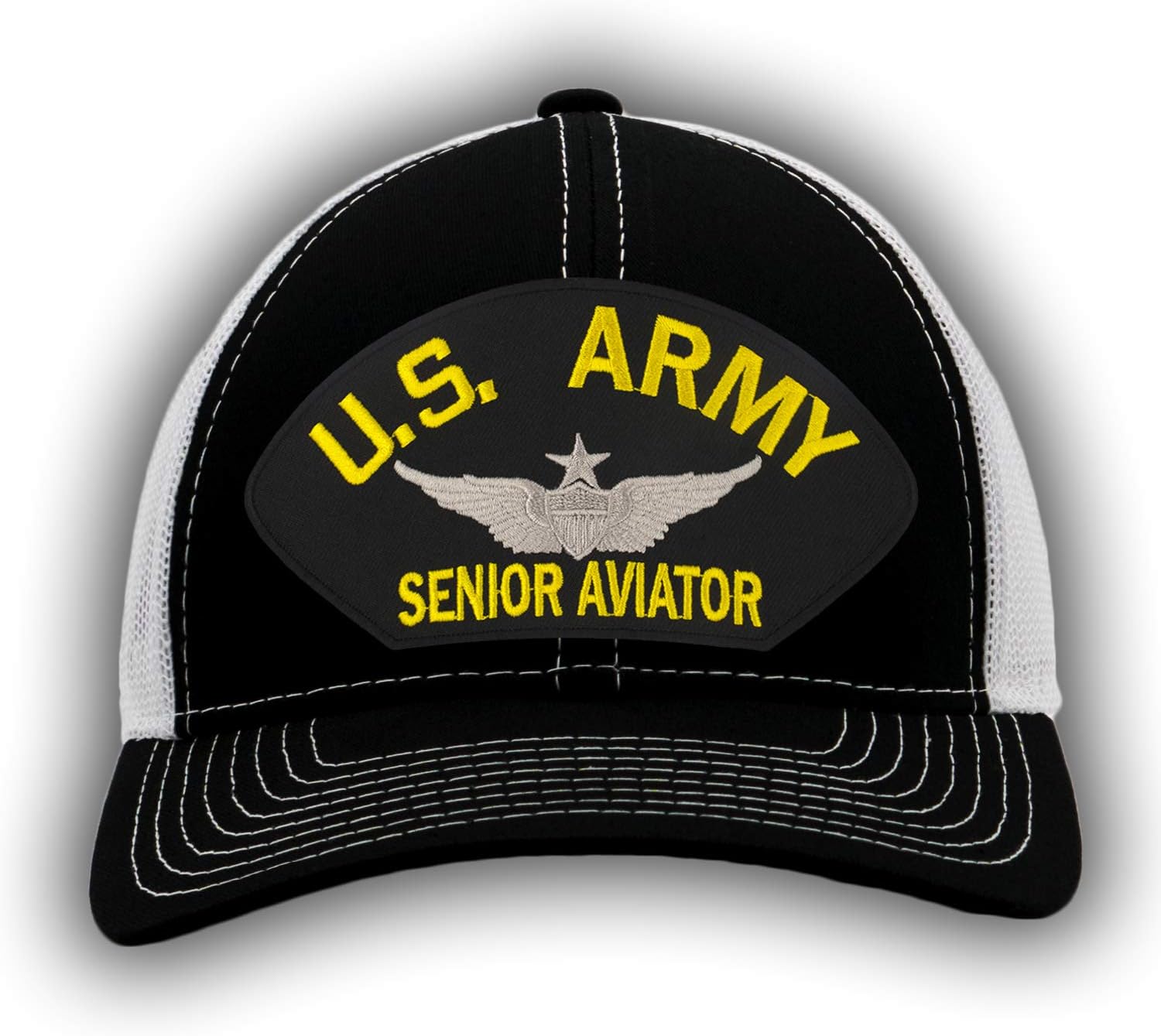 US Army Senior Aviator Hat/Ballcap Adjustable One Size Fits Most (Multiple Colors & Styles)