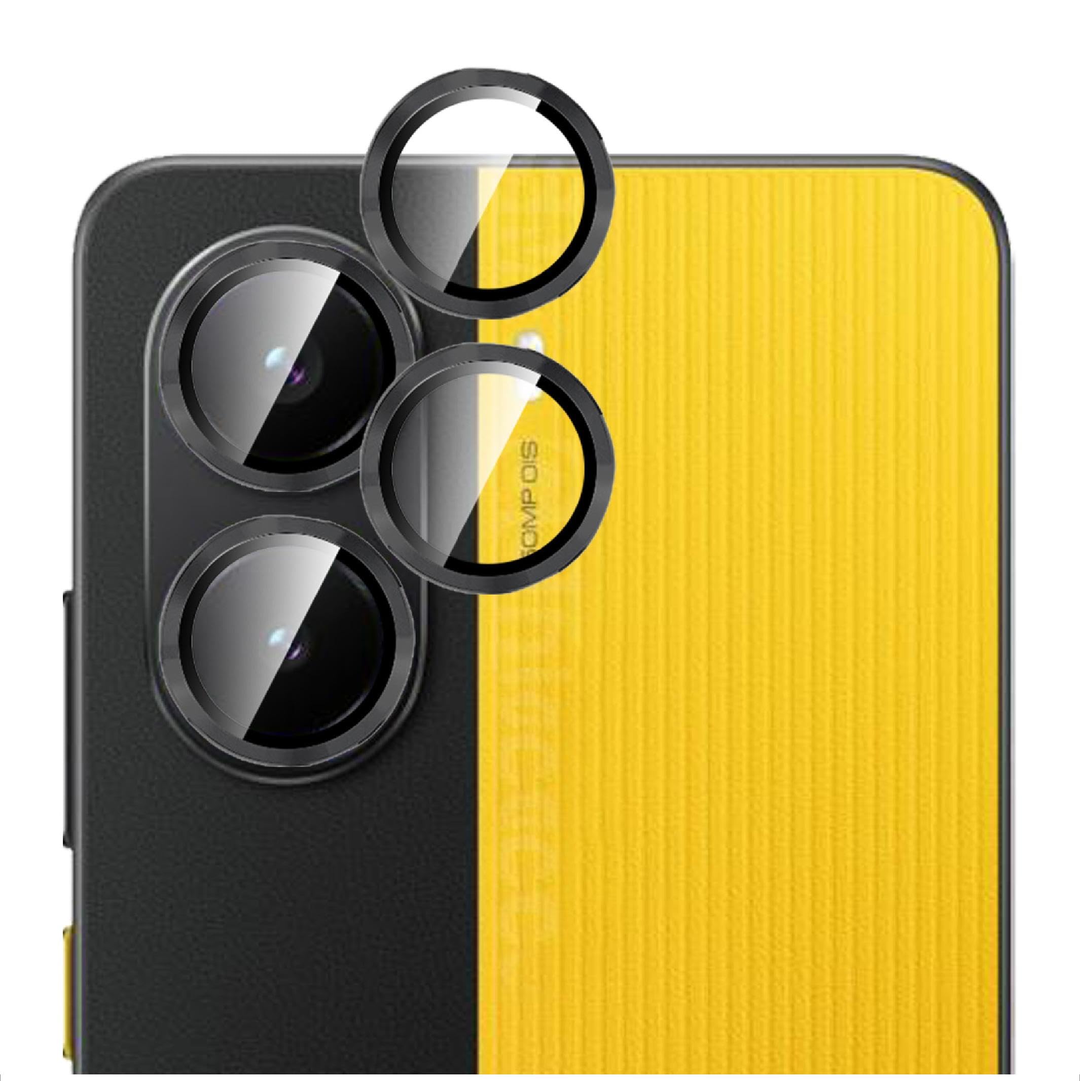 Protectores De Lente De Cámara GIOPUEY Para Xiaomi Poco X7 - Pack De 3, Vidrio Templado 9H, Antiarañazos Y Fácil De Instalar