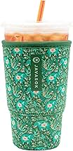 Sok It JavaSok Iced Coffee & Cold Soda Insulated Neoprene Cup Sleeve (Baby Elephant Walk, Large: 30-32oz)