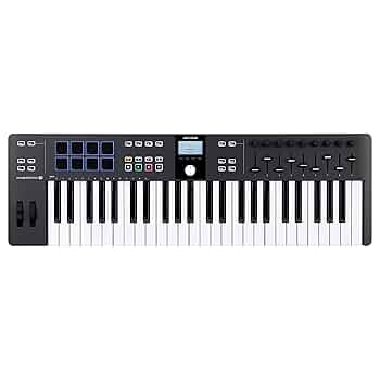 Arturia KeyLab Essential 49　mk3 KEYLAB ESSENTIAL 49 MK3 BLACK | 49 KEY CONTROLLER | Tom Lee