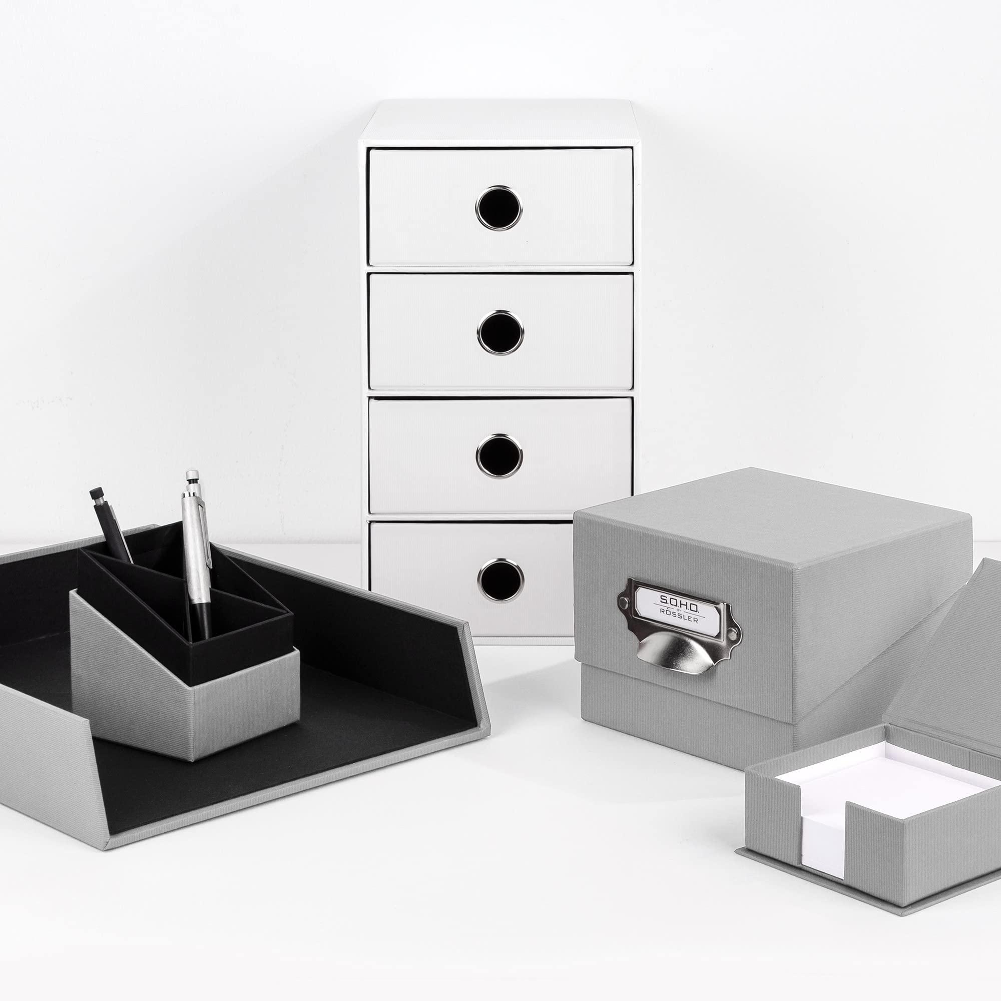 Image secondaire de Distributeur à Bloc-Note S.O.H.O. en Pierre - Rössler 11 x 11 cm