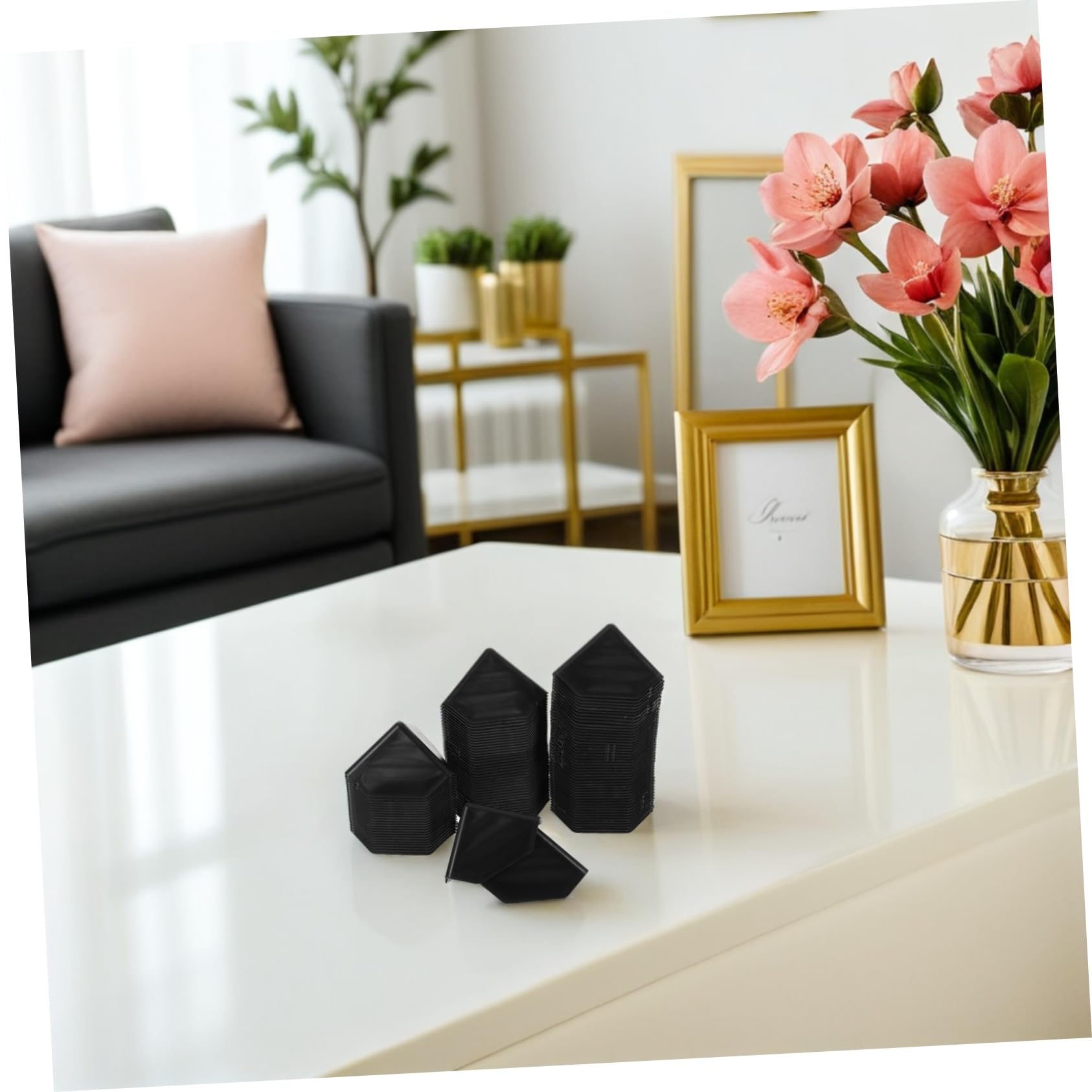 100 Pièces Plastic Corner Guards Thickened Small Plastic Corner Protectors For Shipping Boxes Triple Sided Collision Edge Protection For Carton Packaging