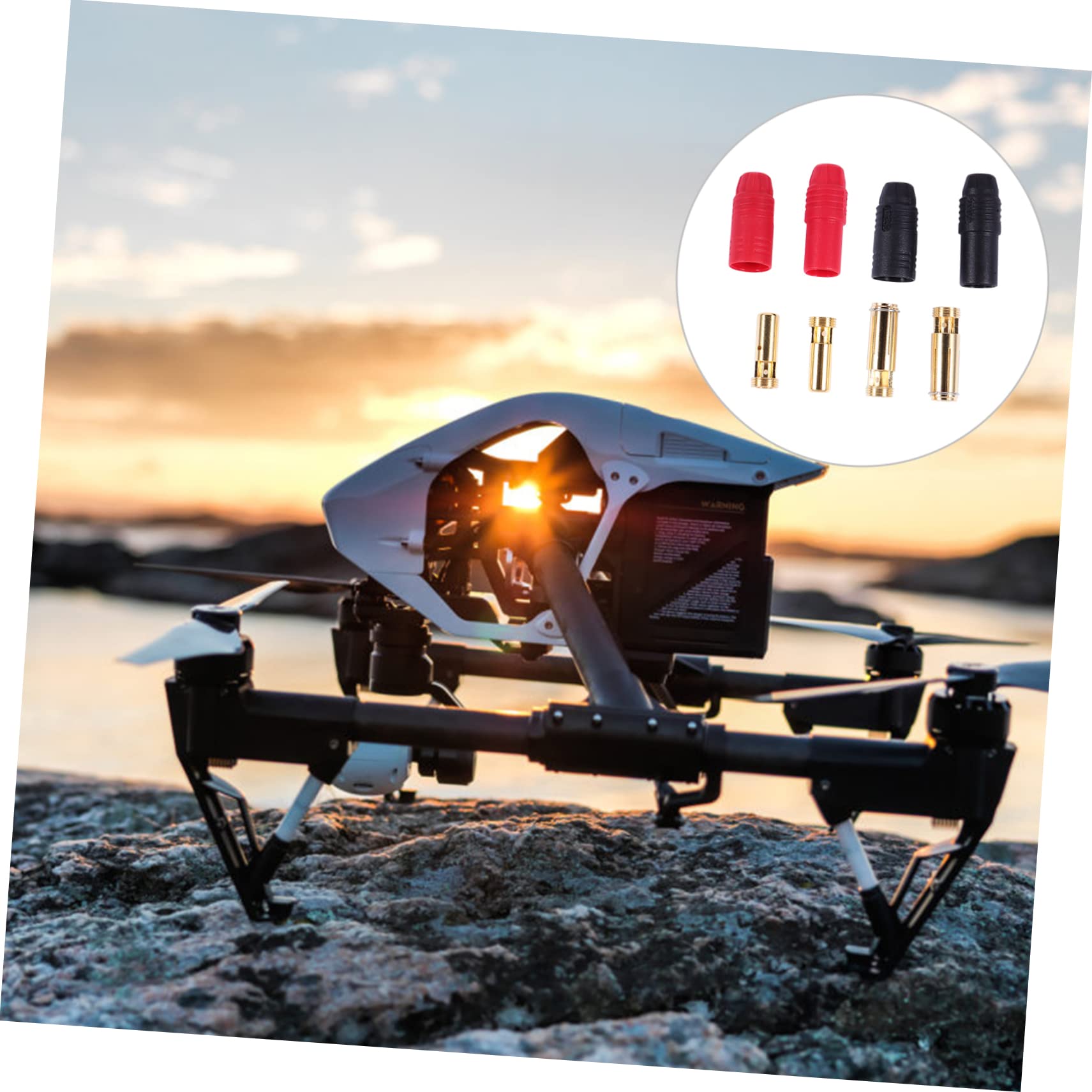 SOLUSTRE 8piezas Spark Para Baterías Lipo Macho y Hembra De Juego De Hembras Machos Para Aeromodelismo y Vehículos Rc