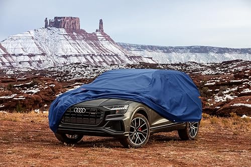 Miniatura 7 de Kaugung Funda resistente para automóvil de ajuste personalizado para Audi Q8 de 2018 a 2023, impermeable, resistente a todo tipo de clima,