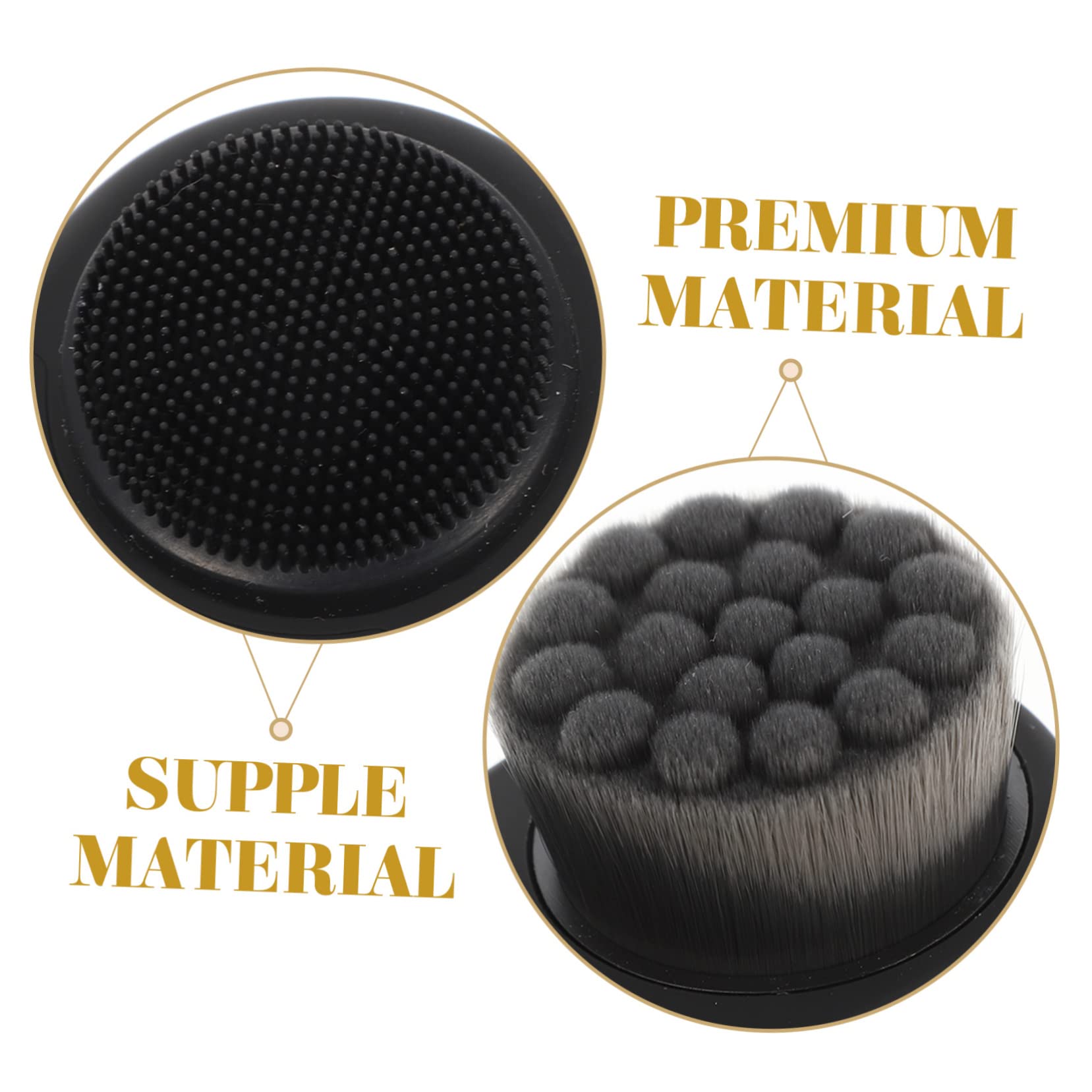 FRCOLOR 4pezzi Spazzola Per Pulizia Viso Silicone Morbido Strumento Manuale Per La Della Per Rimuovere Trucco e Pulire Viso Casa Perfetta Per Regali Di Compleanno e Natale