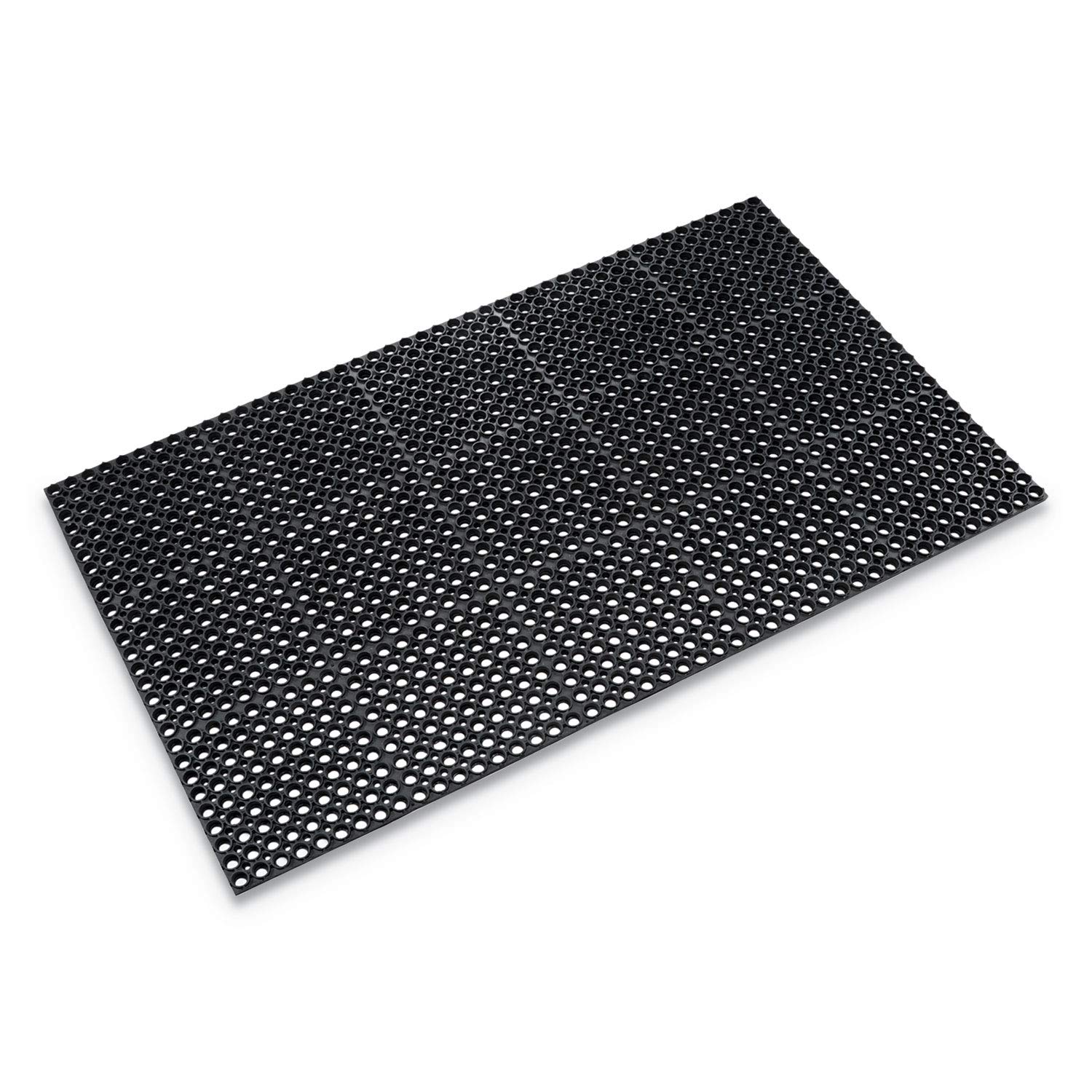 CROWSTF35BLA - Black Heavy-Duty Greaseproof Safewalk Mat, 36 x 60
