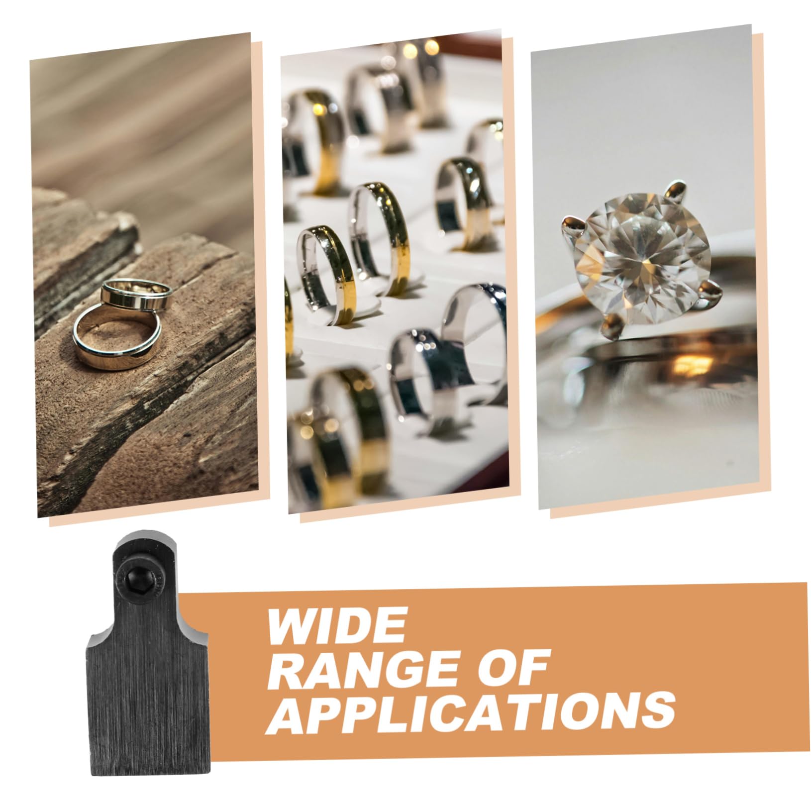 NUOBESTY 4sätze Reparatur Werkzeug Präzise Schmuckherstellung Mit -clips Und Halterungen Für Einfache Erstellen Von Inlay-ringen Für Juweliere Und -projekte