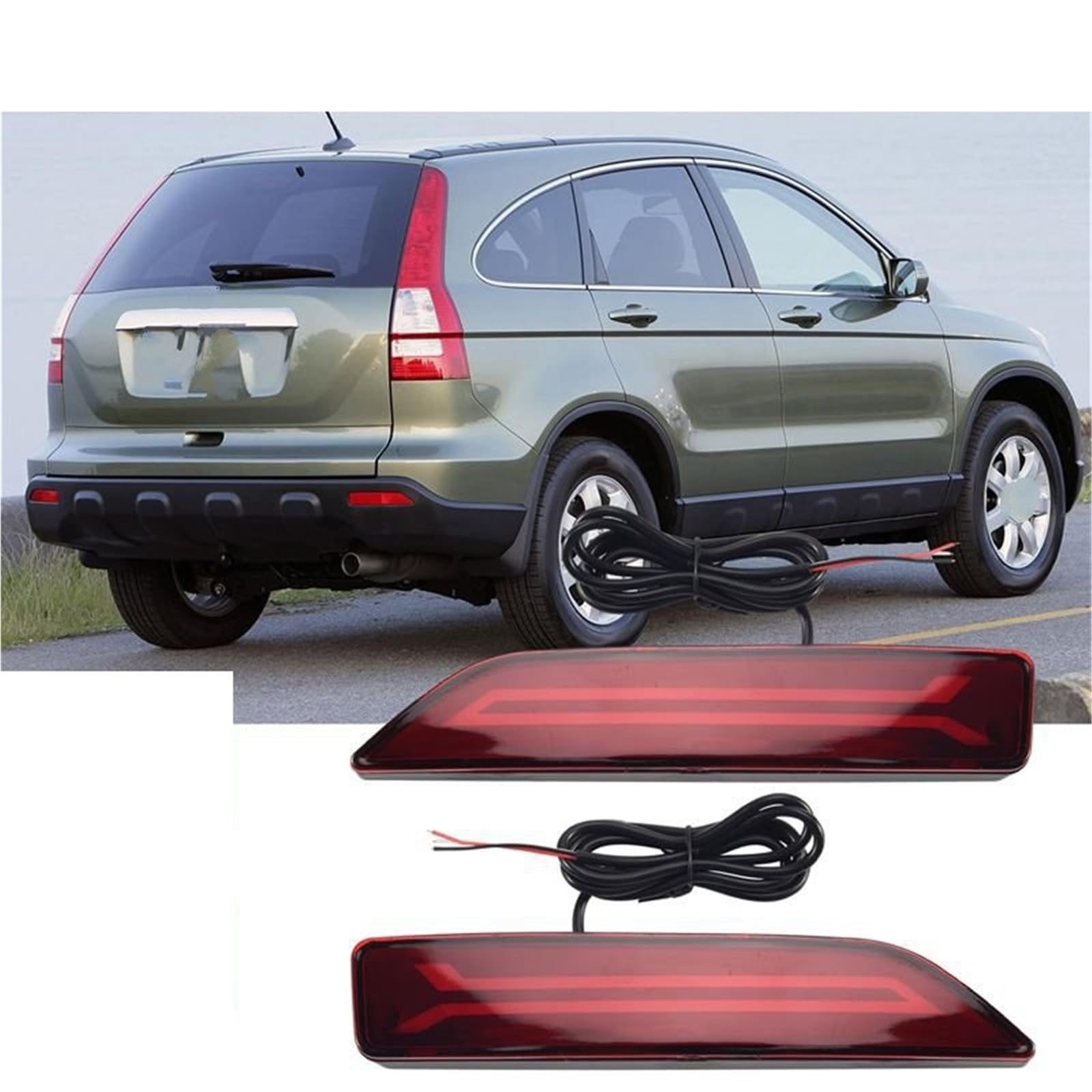 Compatibile Con BR-V 2015 2016 Lampadina Automatica Freno Riflettore Paraurti Posteriore Luce Fendinebbia Posteriore Pezzi Ricambio Auto