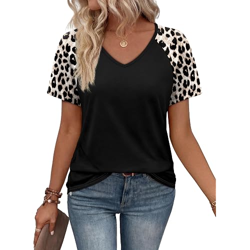 XIEERDUO Summer Tops Short Sleeve Boho Shirts Raglan Spring Outfits Fashion Clothing Resort Wear for Women 2026