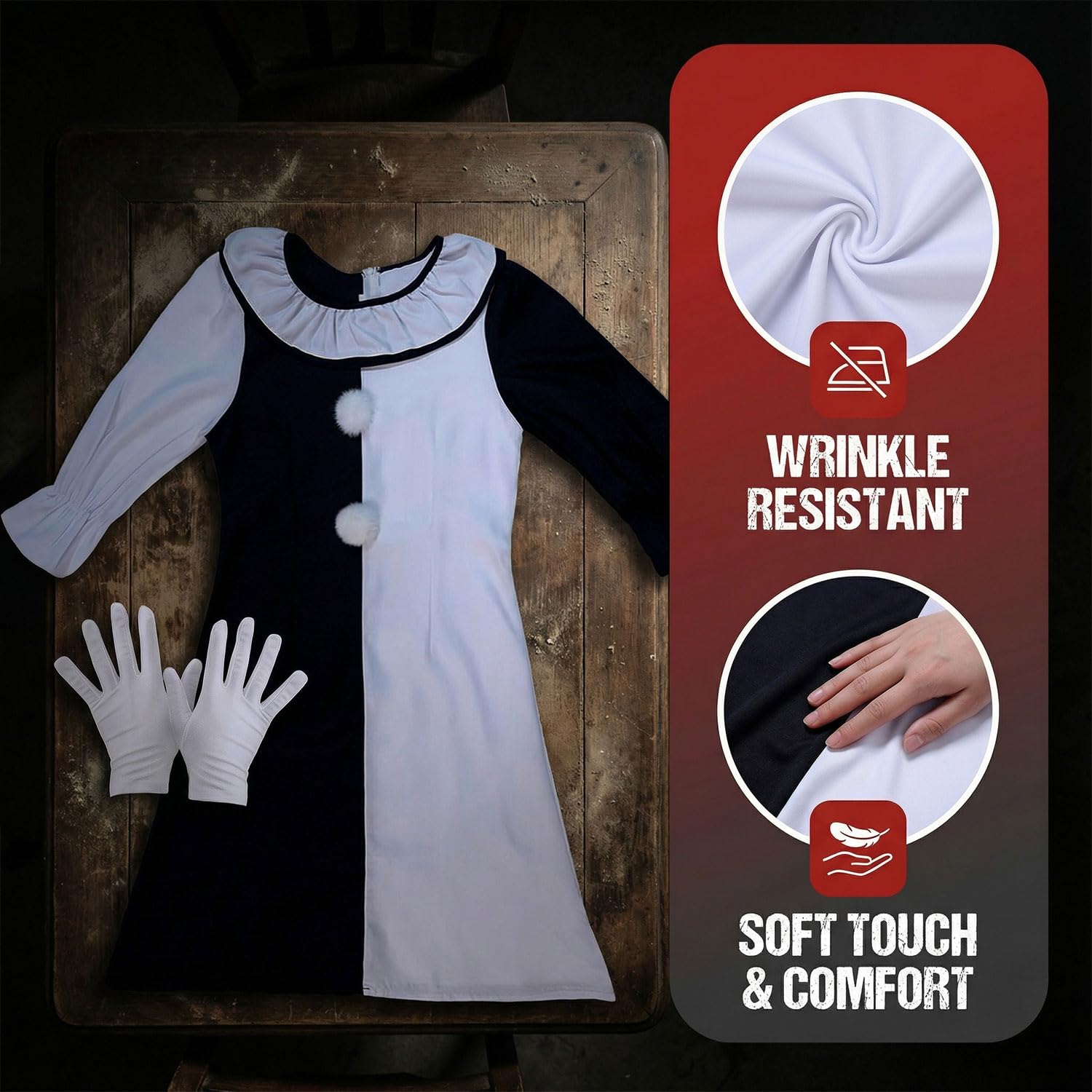 YUPDFGB Terrifier Art The Clowns Costumes - Image 4