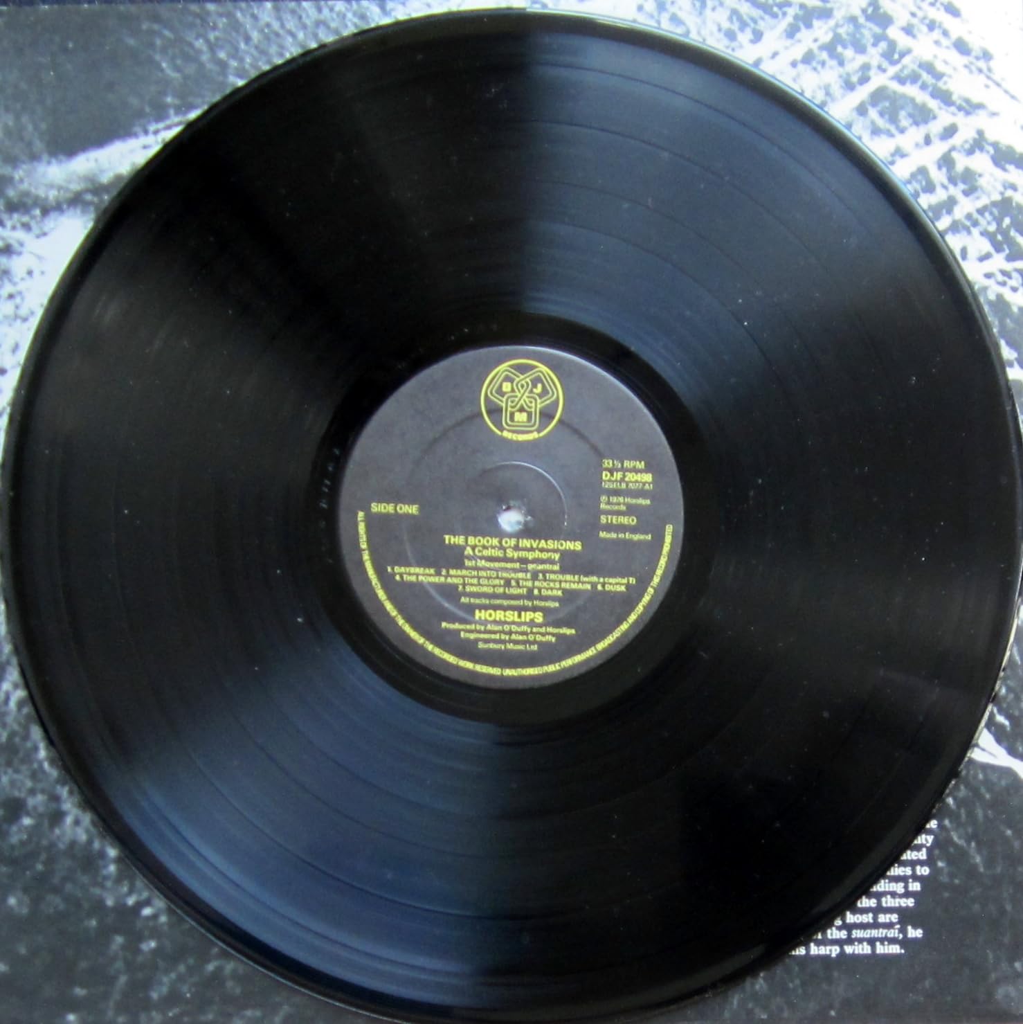 the book of invasions: a celtic symphony LP