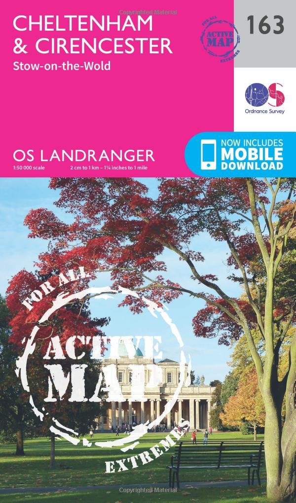 Cheltenham & Cirencester, Stow-on-the-Wold by Ordnance Survey