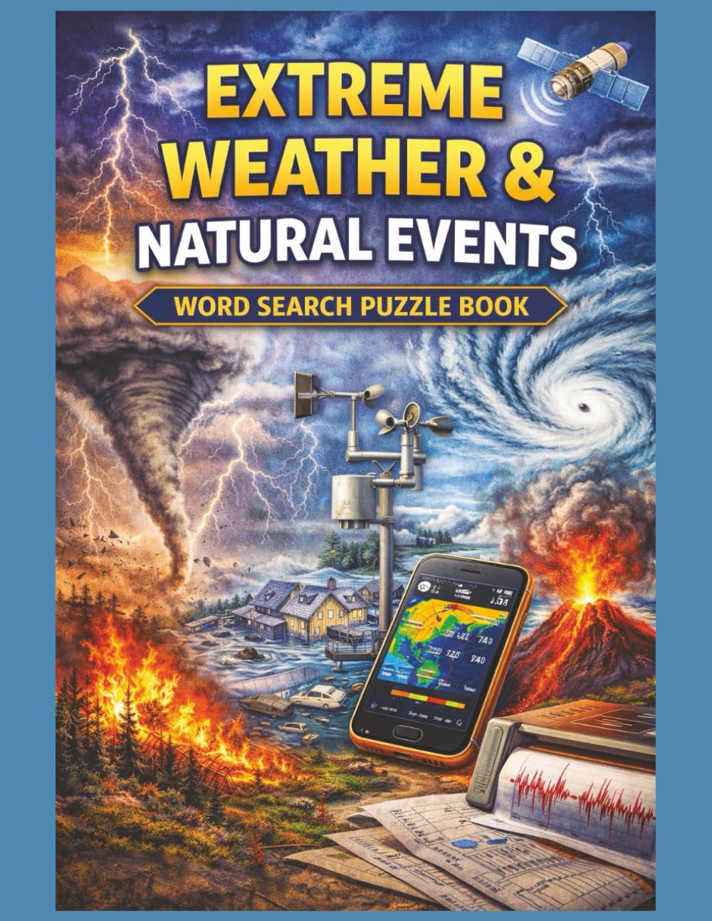 Extreme Weather & Natural Events Word Search Puzzle Book: Storms, Earthquakes, Volcanoes & Climate Extremes Explained — 55 Large Print Geography Word ... Explore The World One Word At A Time.)