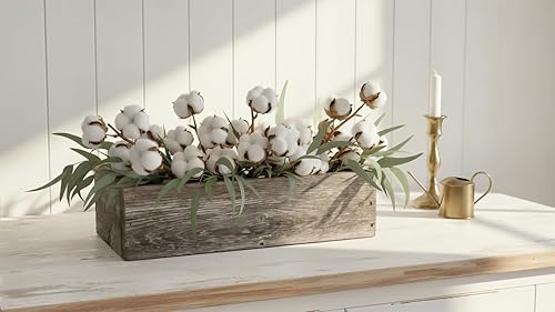 Miniatura 3 de Caja decorativa de madera de granero | Auténtica caja de madera rústica envejecida para decoración de mesas, bodas, fiestas y hogar (madera