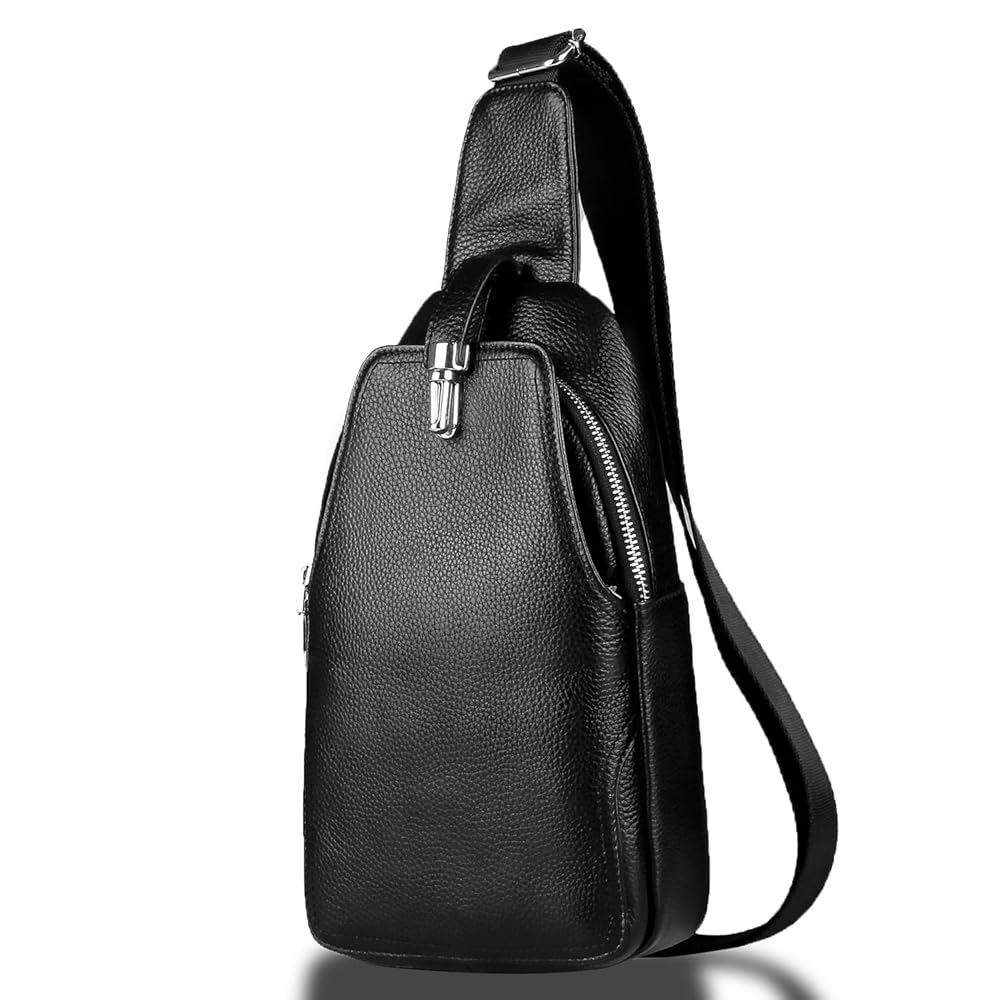 バッグ sansangear 23FW SLING BAG BLACK Supreme LEATHER Shoulder Bag Black FW23 Sling Pack Crossbody