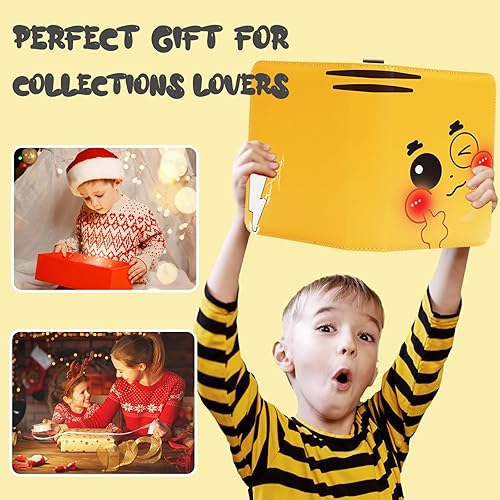 Miniatura 7 de Carpeta de tarjetas para tarjetas, carpeta portátil para coleccionista de tarjetas, con capacidad para hasta 900 tarjetas de tamaño estándar, 50