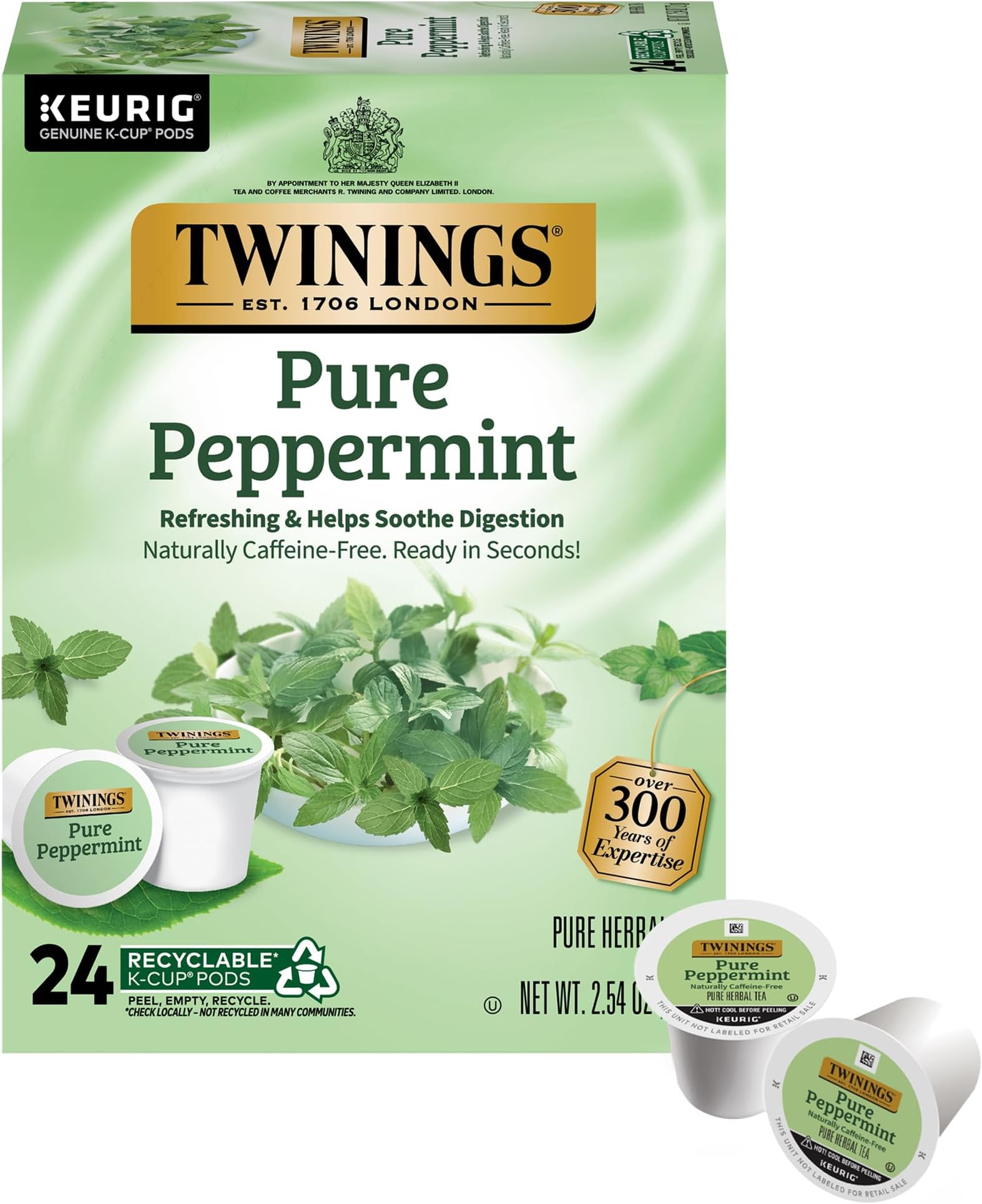 Pure Peppermint Tea K-Cups