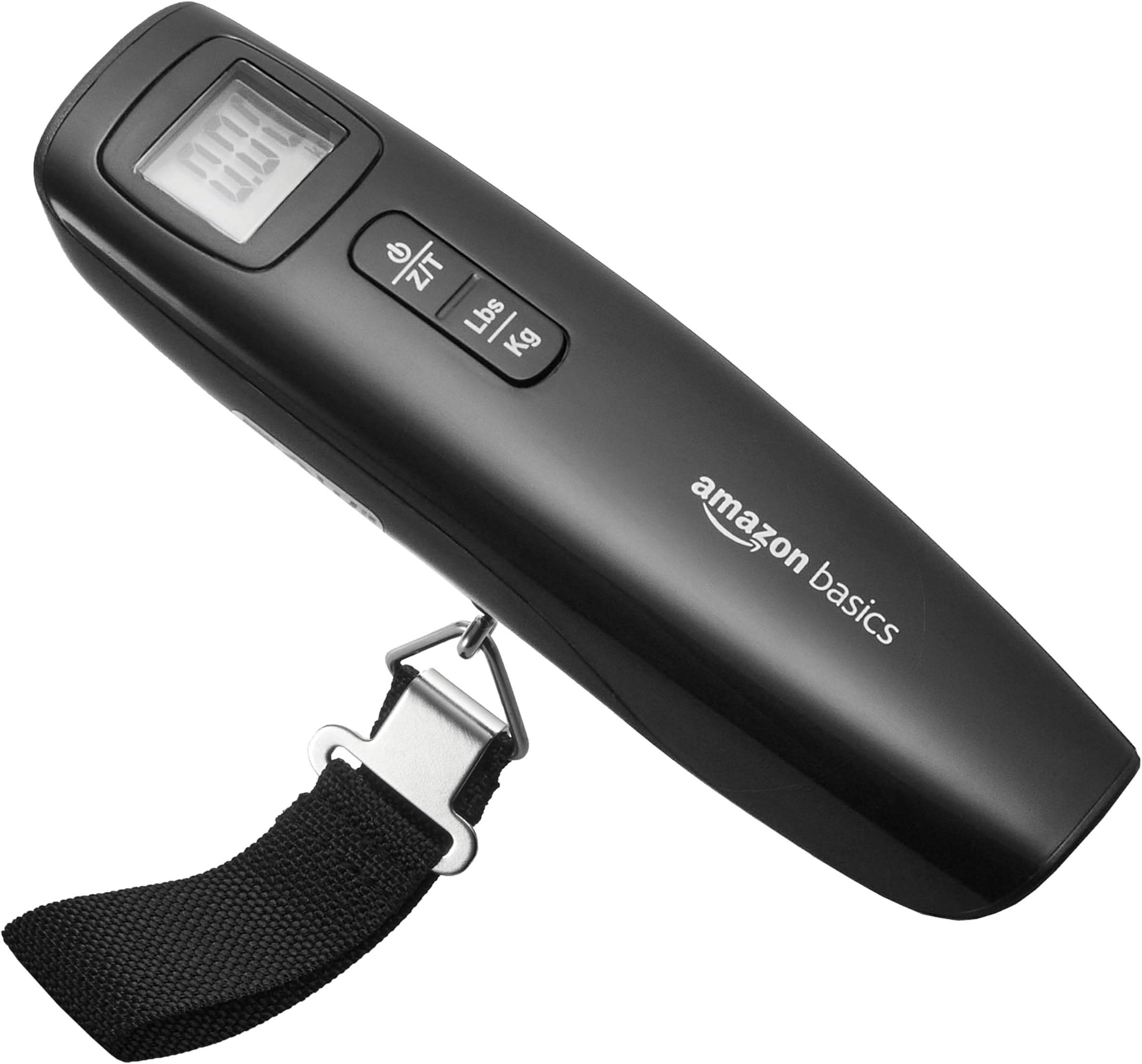 Digital Luggage and Suitcase Scale with Tare Function - 110 Pound / 50 Kilogram Capacity, Battery Included, Black