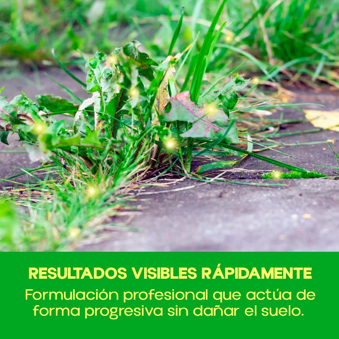 Herbicida TOTAL DUO Pack 2x100ml | Herbicida para Malas Hierbas Potente, Elimina Hoja Ancha + Hoja Estrecha Sin Dañar el Suelo | Para 30L de Agua, Fácil de Aplicar, Uso Doméstico Seguro | Nexum Market