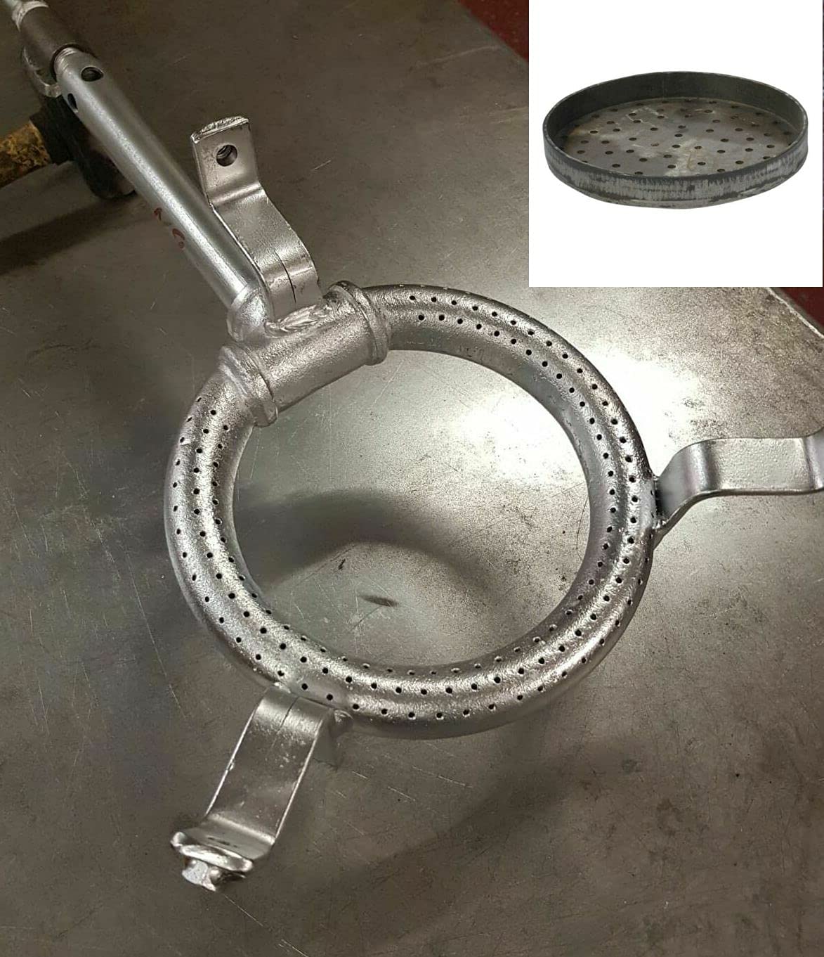 Tandoor Burner Plate 13 inch Stones Combo Kit Clay Oven Tandoori (Burner-Plate)