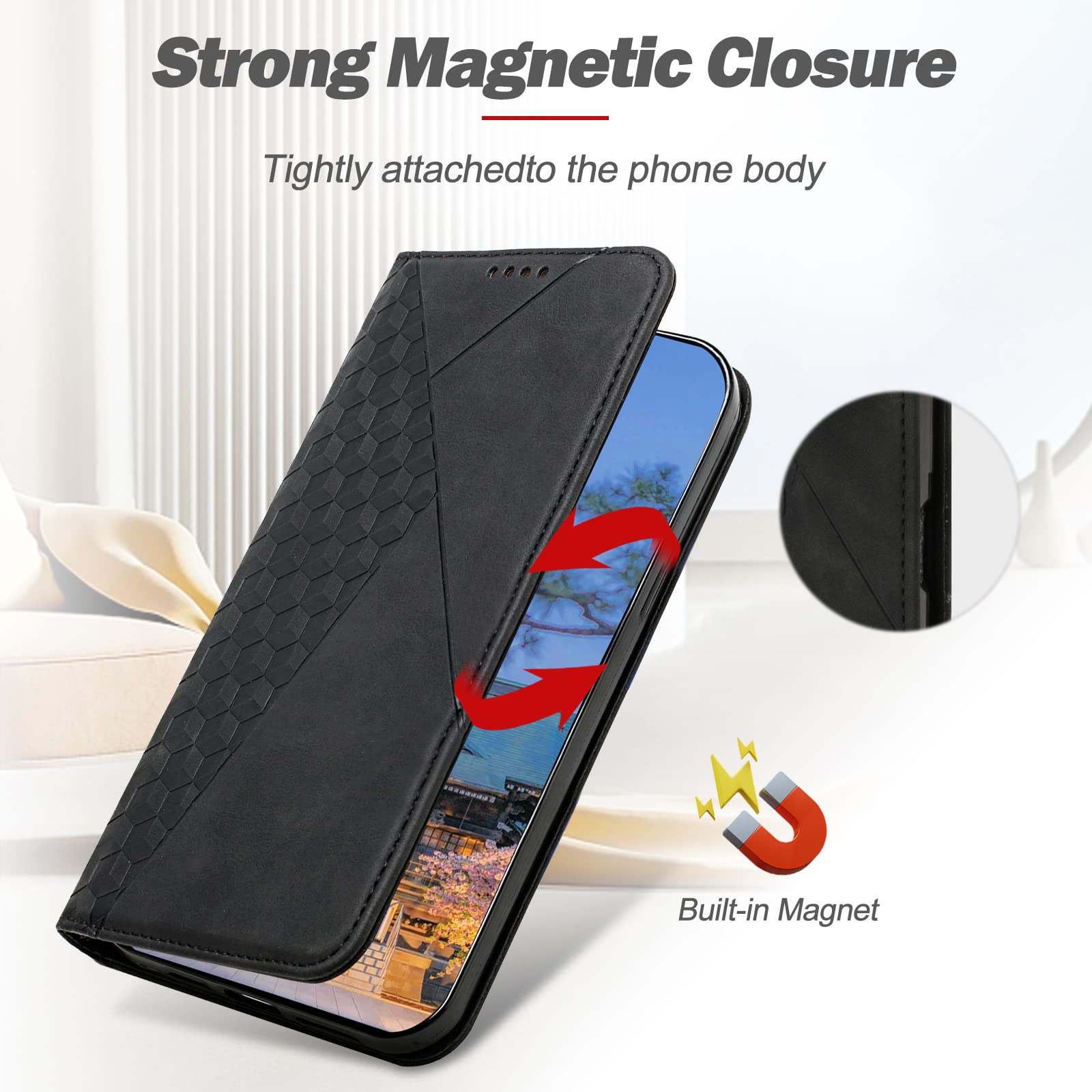 Custodia Portafoglio Xiaomi 12T / 12T Pro / Redmi K50 Ultra | Pelle PU Con Kickstand E Slot | Rosa Oro - 4