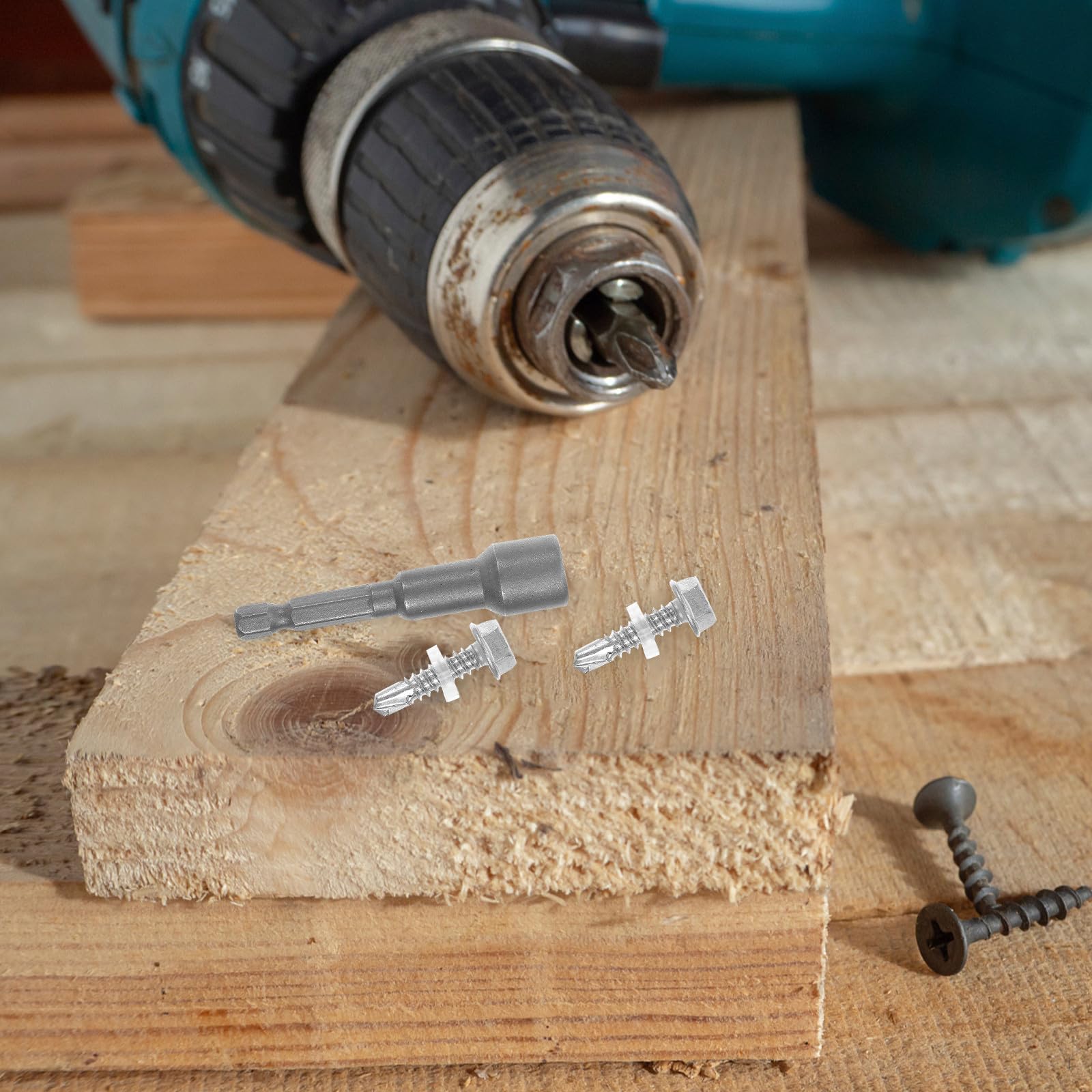 ibasenice 100 Piezas Kit Surtido de Tornillos Autorroscantes de Acero Inoxidable 410 Resistencia Corrosión y Buena Resistencia para Electrodomésticos y Maquinaria