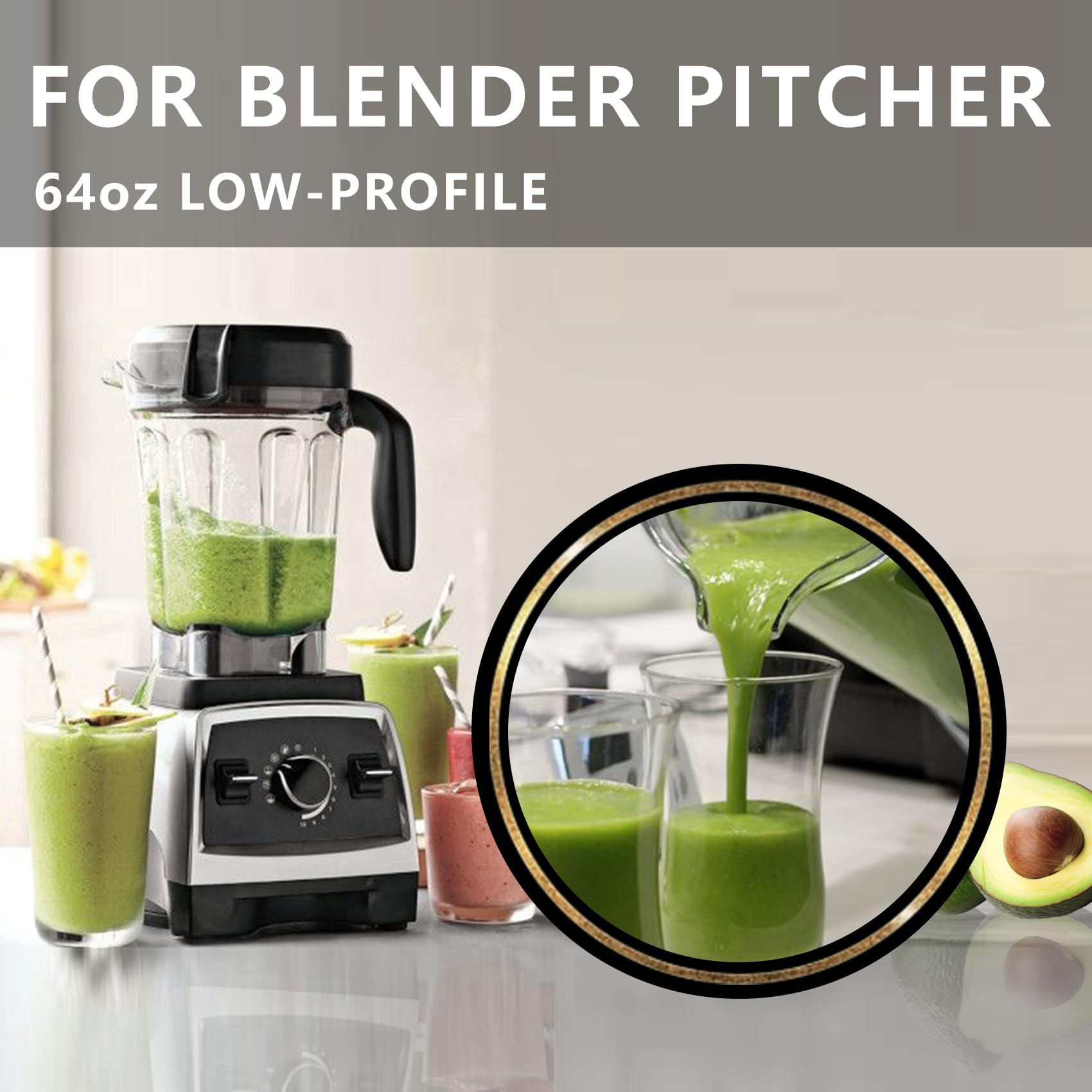 Amazon | Vitamix ブレンダーピッチャー用 ロー64オンス | Mosloorel