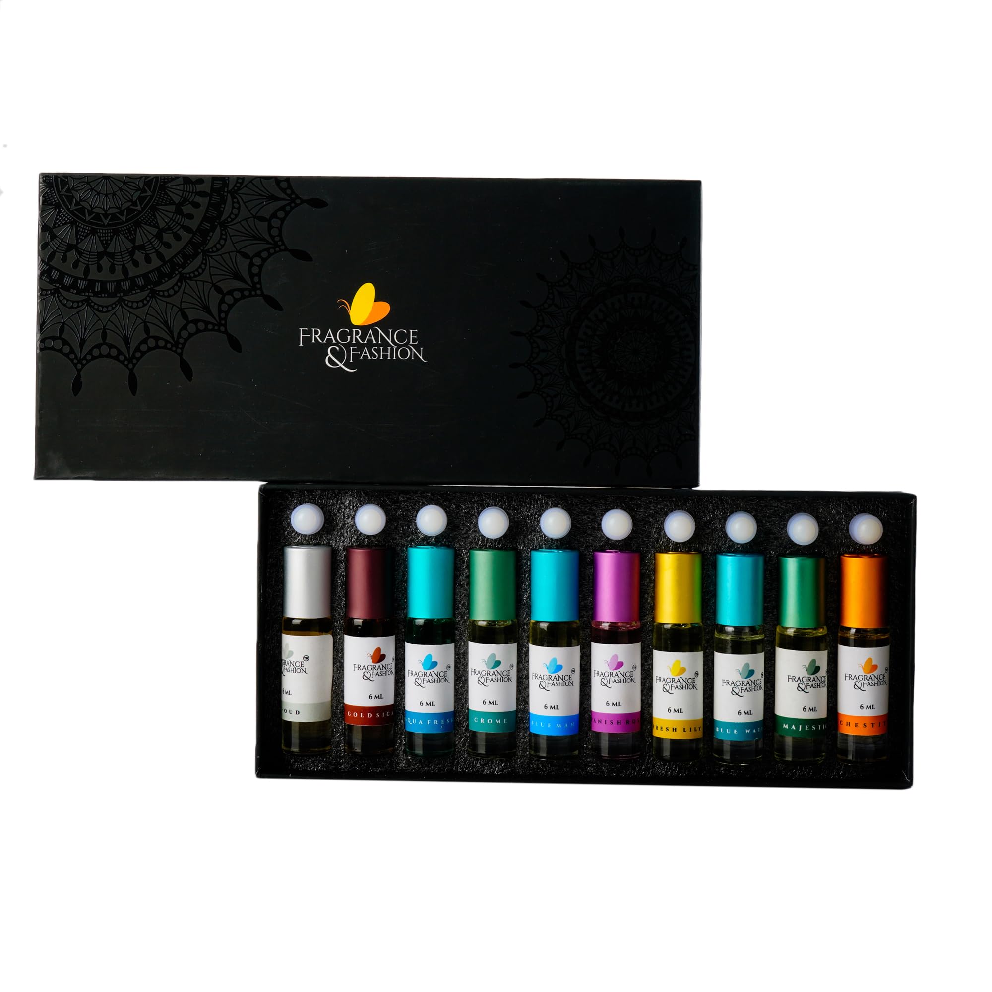 Fragrance & Fashion Editors special Attar Gift Set, 10 Exclusive Fragrances, 6ml Each-picture-50