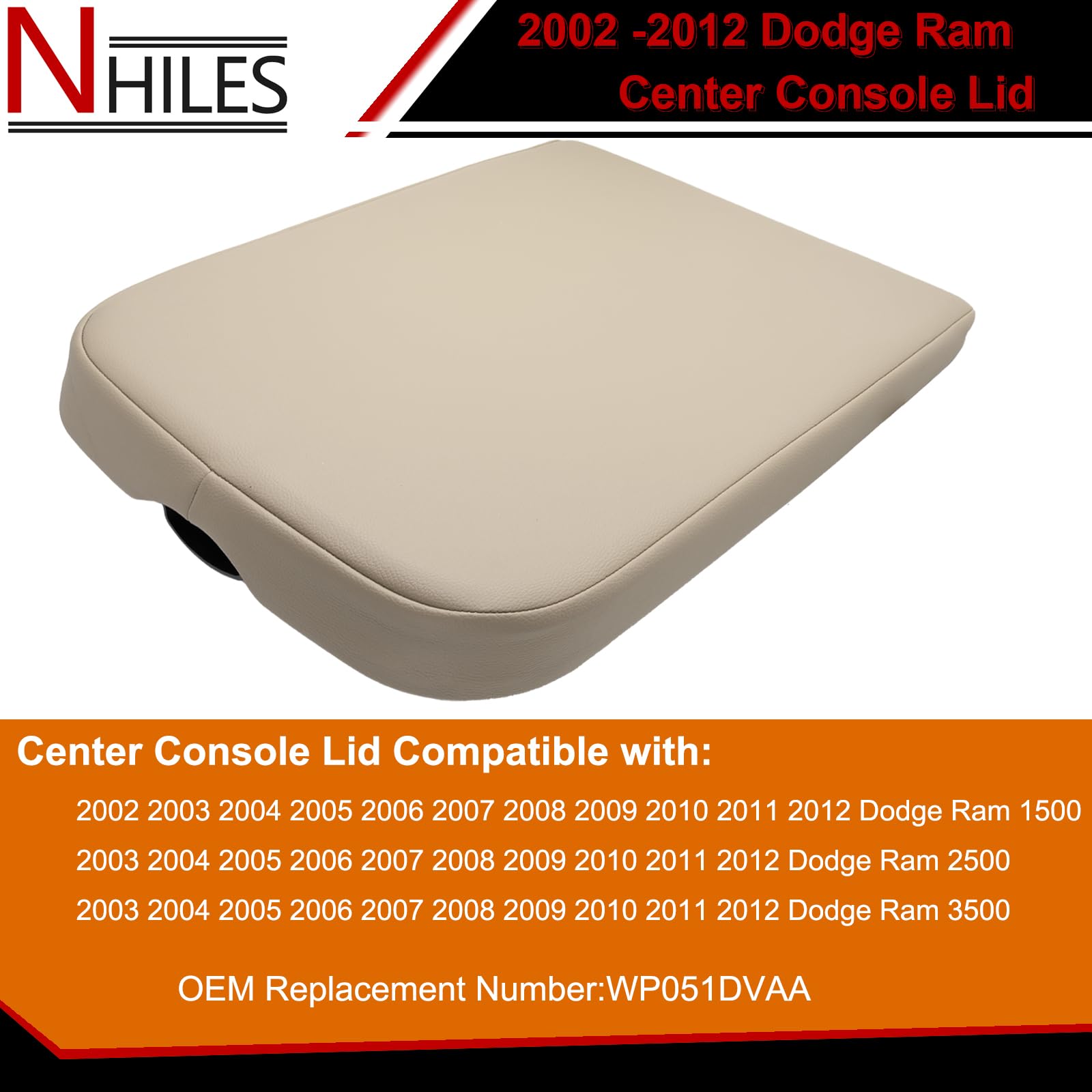 Caoeal Middle Center Console Cover Replacement Car Center Console Armrest Lid Cover - View #8