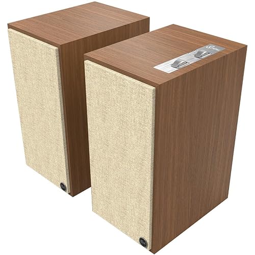 Klipsch The Sevens Heritage Inspired (Pair) Powered Speakers - Walnut