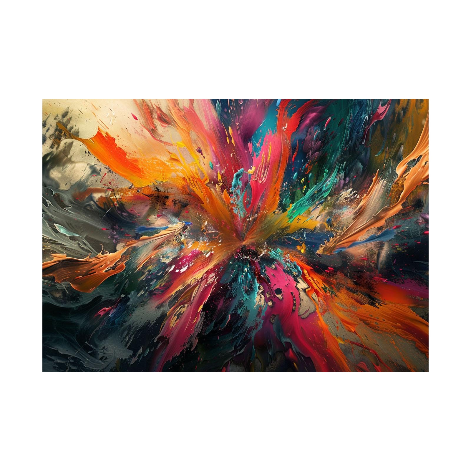 Lienzo abstracto GFDJKHT de 40x60cm para renovar tu dormitorio 8