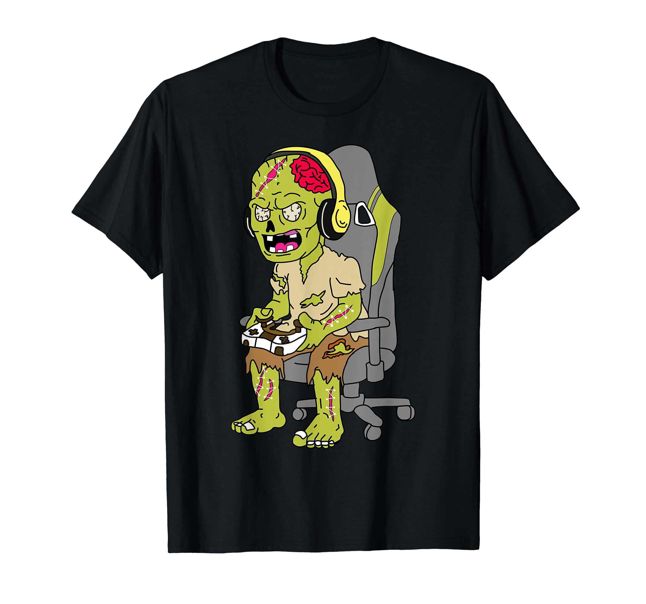 Gamer Halloween Zombie Gaming Boys Kids T-Shirt
