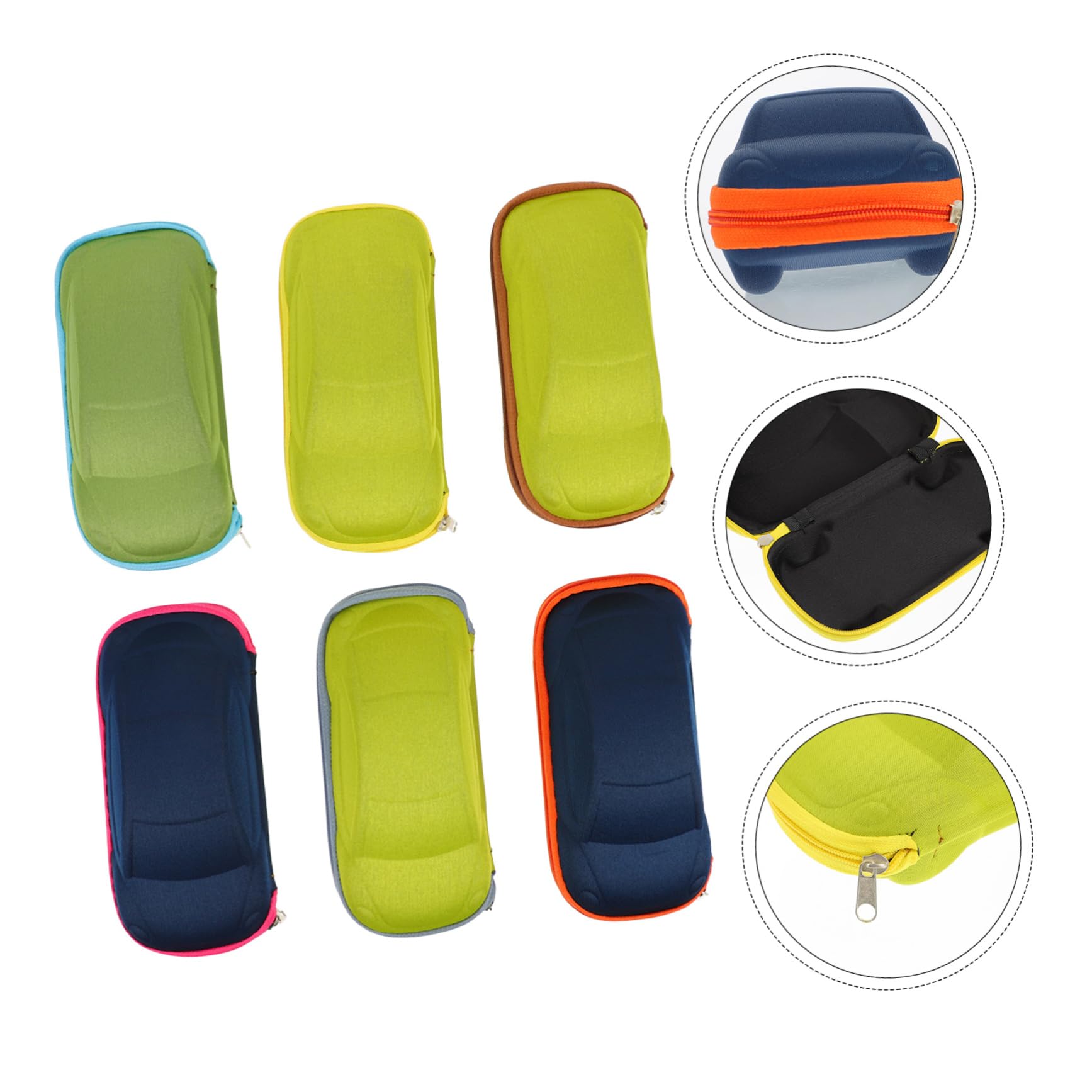 FRCOLOR Brillenetui Cartoon Aufbewahrungsboxen Farbige Sonnenbrillen Hüllen Für Optimalen Für Kinderbrillen Unterwegs Zufällige Farbe