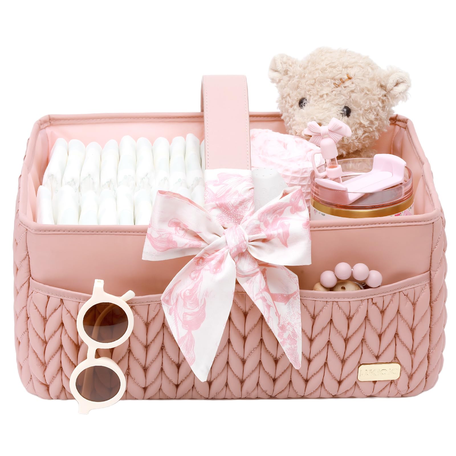 LUKJOJO Nappy Organiser Storage Caddy