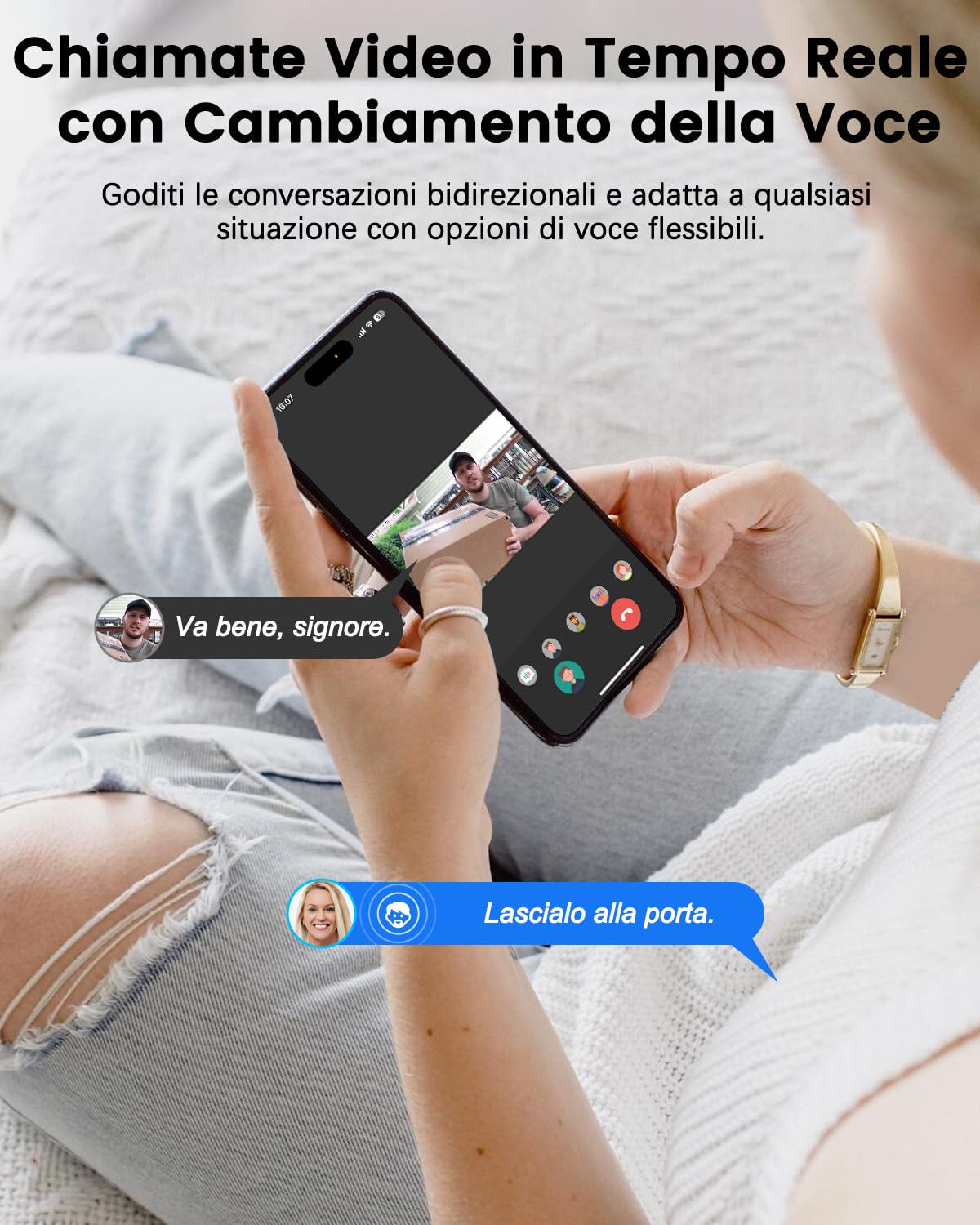 Bextgoo 2K Spioncino Digitale WiFi con Scheda di Memoria 32GB, Videocitofono WiFi, Display 4,3" Pollici, Batteria 8000mAh, Visione 170°, Visione Notturna, Rilevamento Umanoidi AI, Audio Bidirezionale