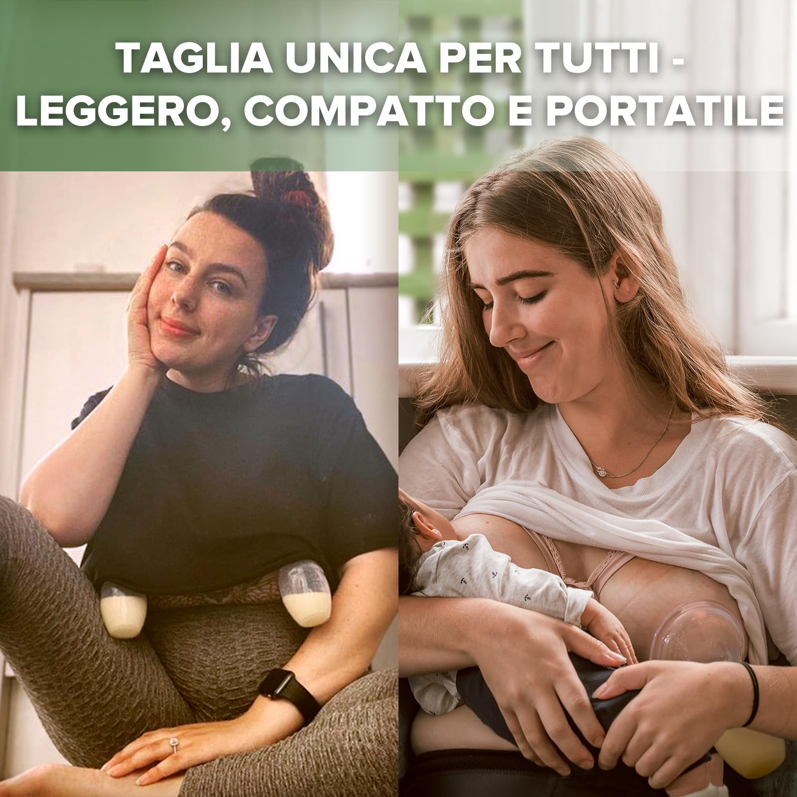 haakaa 100 ML Tiralatte Manuale, Trasparente Tiralatte in Silicone, Aspirazione Manuale per Risparmiare Latte, Sano e Innocuo