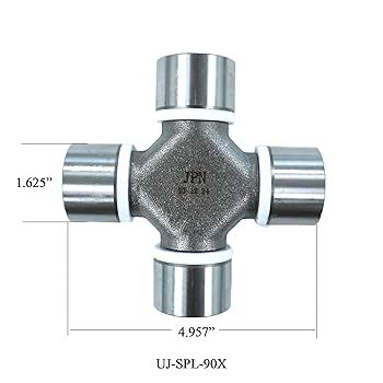 ®︎un 90-4-11-1 SPL90 Series End Yoke - Splined Bore - Strap Style