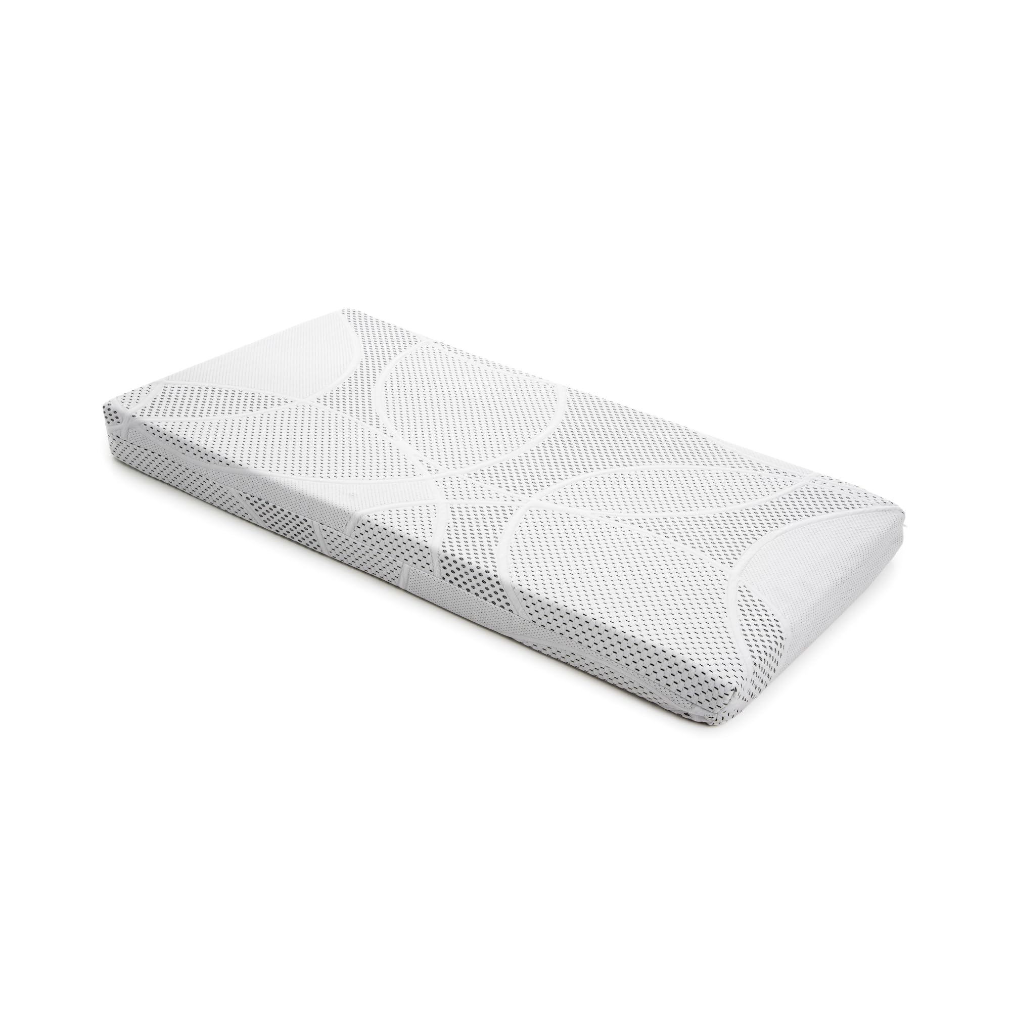 DOLCI SOGNI Materasso Lettino 64x124 cm Spessore 16 cm, OEKO-TEX® e CertiPUR™ Materasso Culla Bambino per Lettino Neonati, Fodera Sfoderabile e Lavabile, Materasso Lettino Neonato